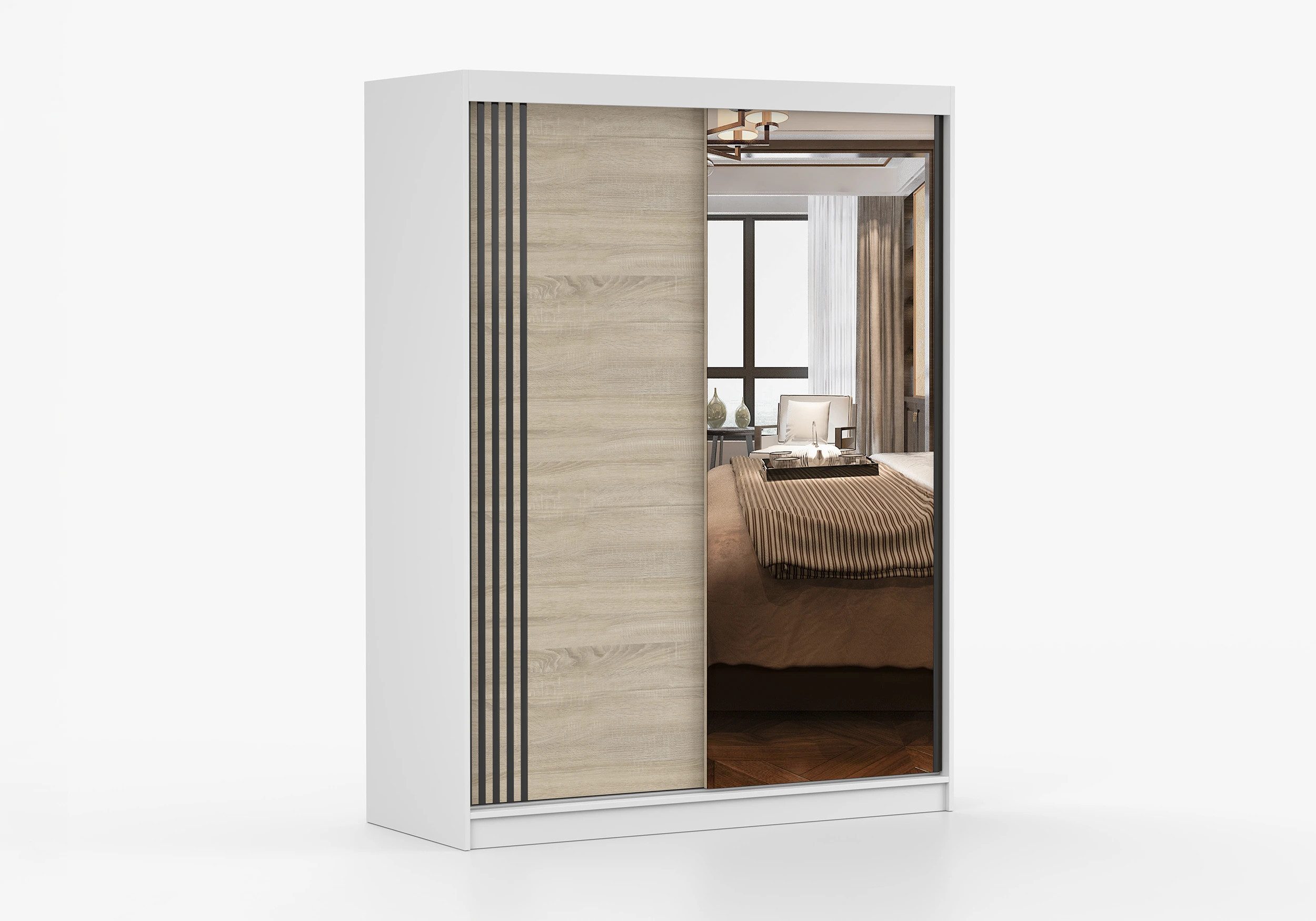imoebel24 Schwebetürenschrank VISTA 07 150 cm günstig online kaufen