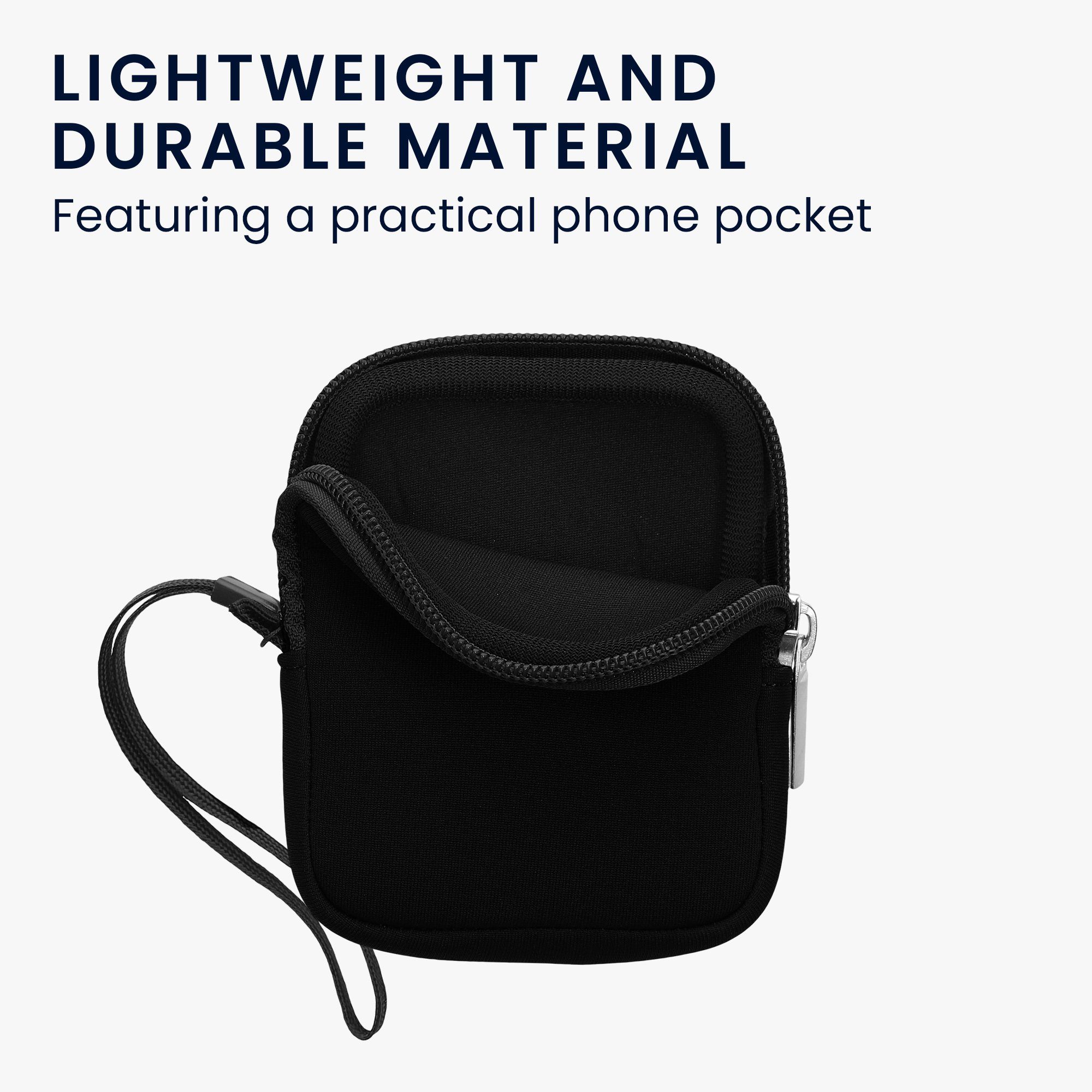 kwmobile Handytasche Handytasche für Smartphones XXS - 3 / 3,5" - Handy Hülle (1-tlg), Neopren Handy Tasche 10 x 8 x 2 cm Innenmaße