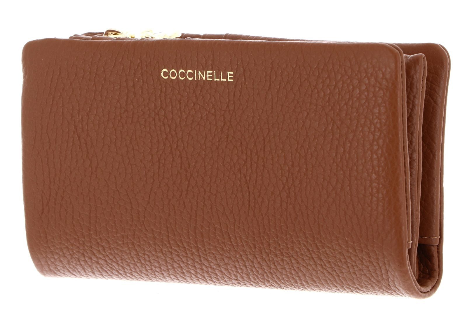 COCCINELLE Geldbörse Wallet, aus echtem Rindsleder mit RFID-Blocker Schutz