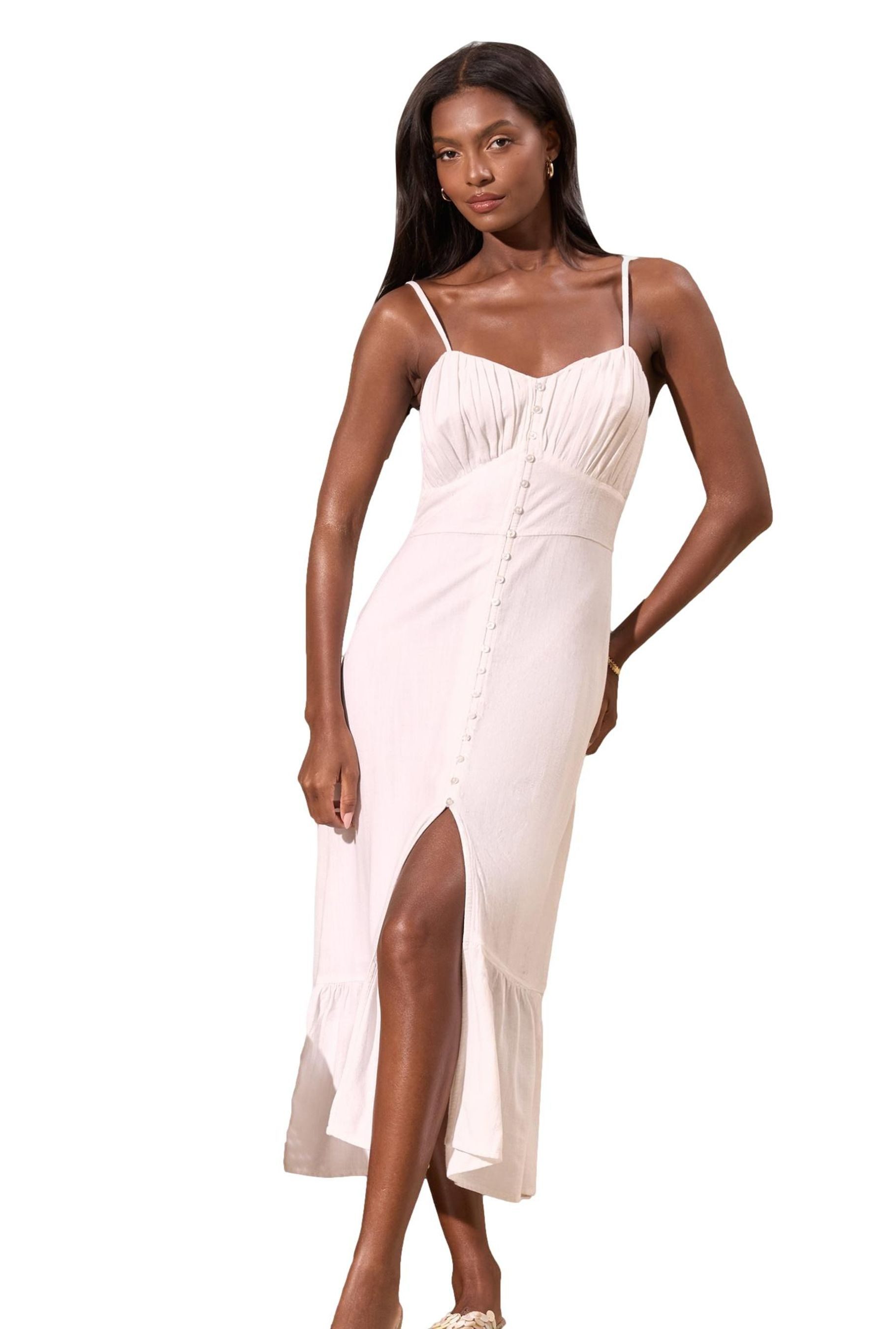 LIPSY Midikleid Lipsy durchgeknöpftes Midikleid, Kurzgröße (1-tlg)