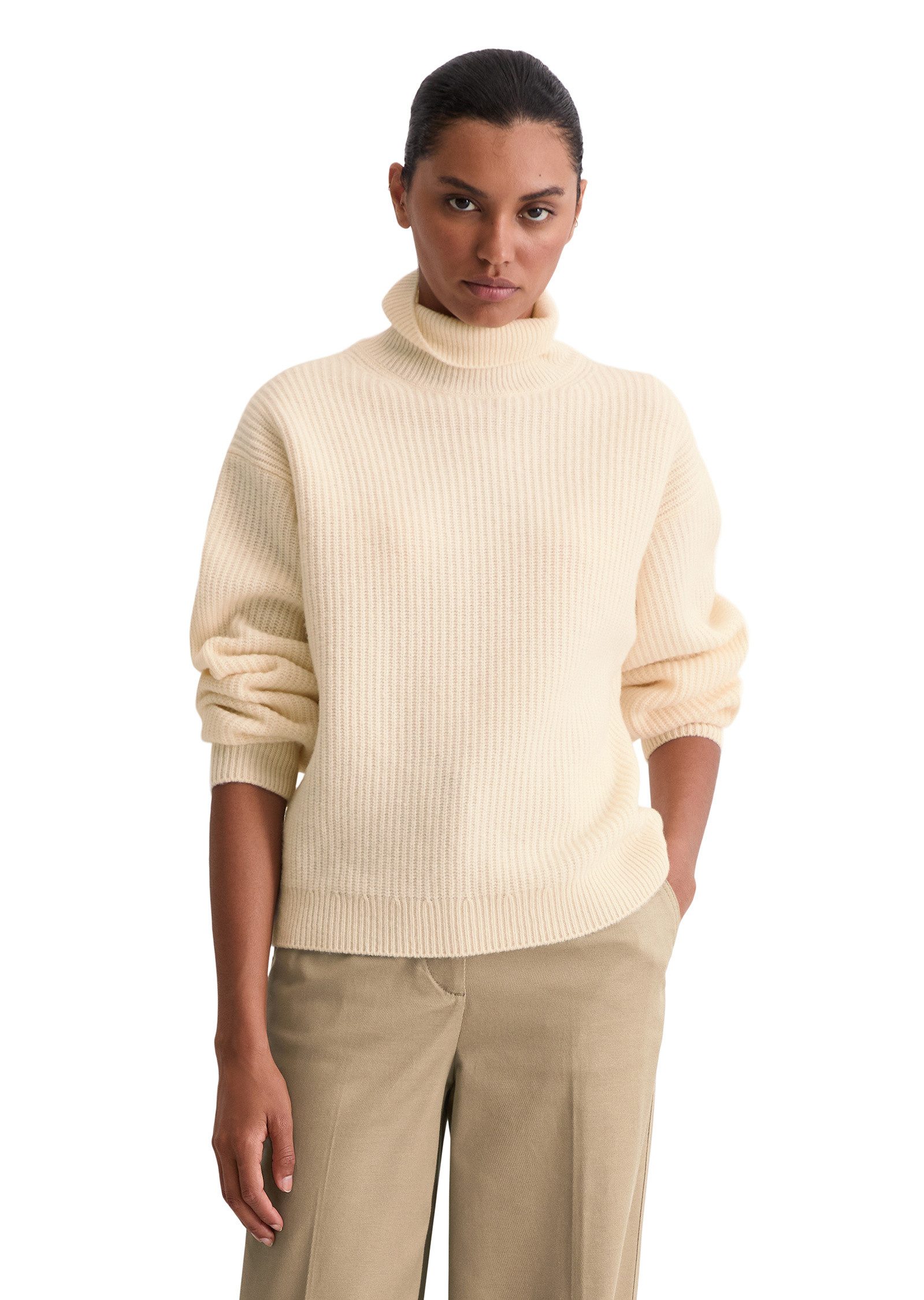 Marc O'Polo Strickpullover aus kuscheligem Merinowolle-Mix