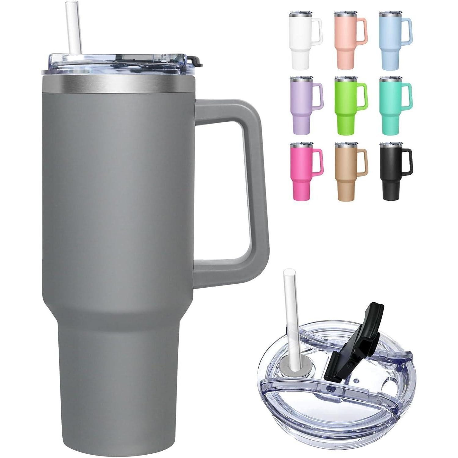 LuxusKollektion Thermobecher Thermobecher 2-in-1-Deckel 1180ML Kaffeebecher to go Trinkbecher