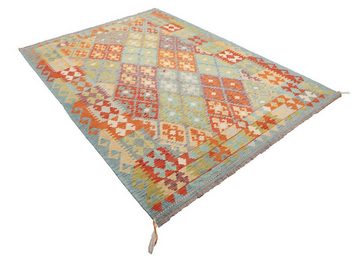 Orientteppich Kelim Afghan 177x242 Handgewebter Orientteppich, Nain Trading, rechteckig, Höhe: 3 mm