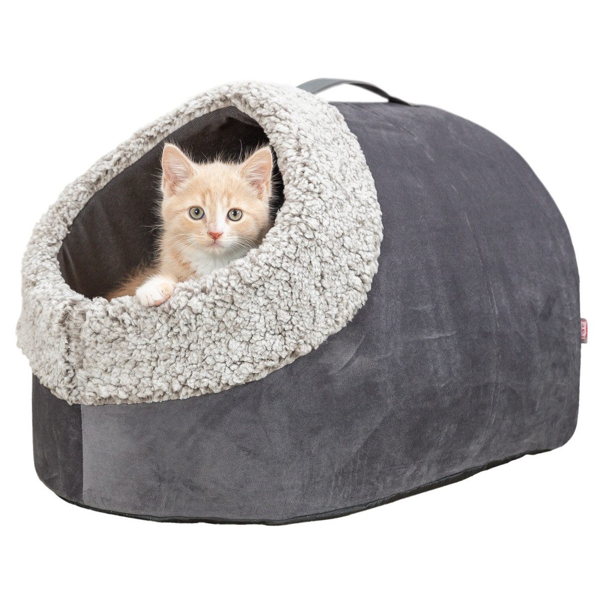 TRIXIE Schlafhöhle Höhle Calida grau/weiß-schwarz für Katzen