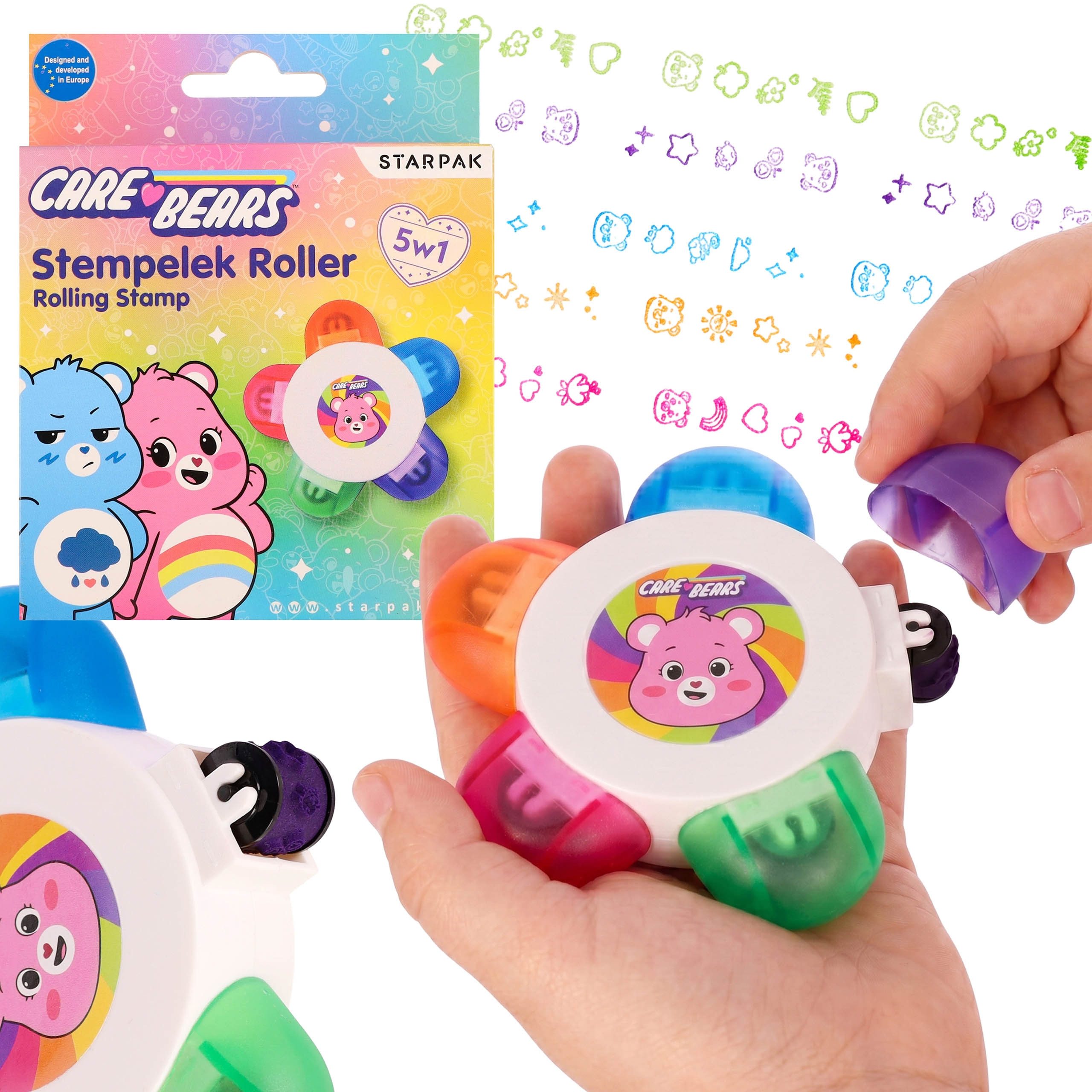 Care Bears Stempel Care Bears Roll-Stempel, selbstfärbend, 5 Motive