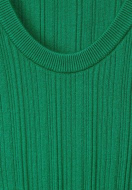 STREET ONE Strickpullover STREET ONE / Da.Strick / basic rib sweater half sleeve