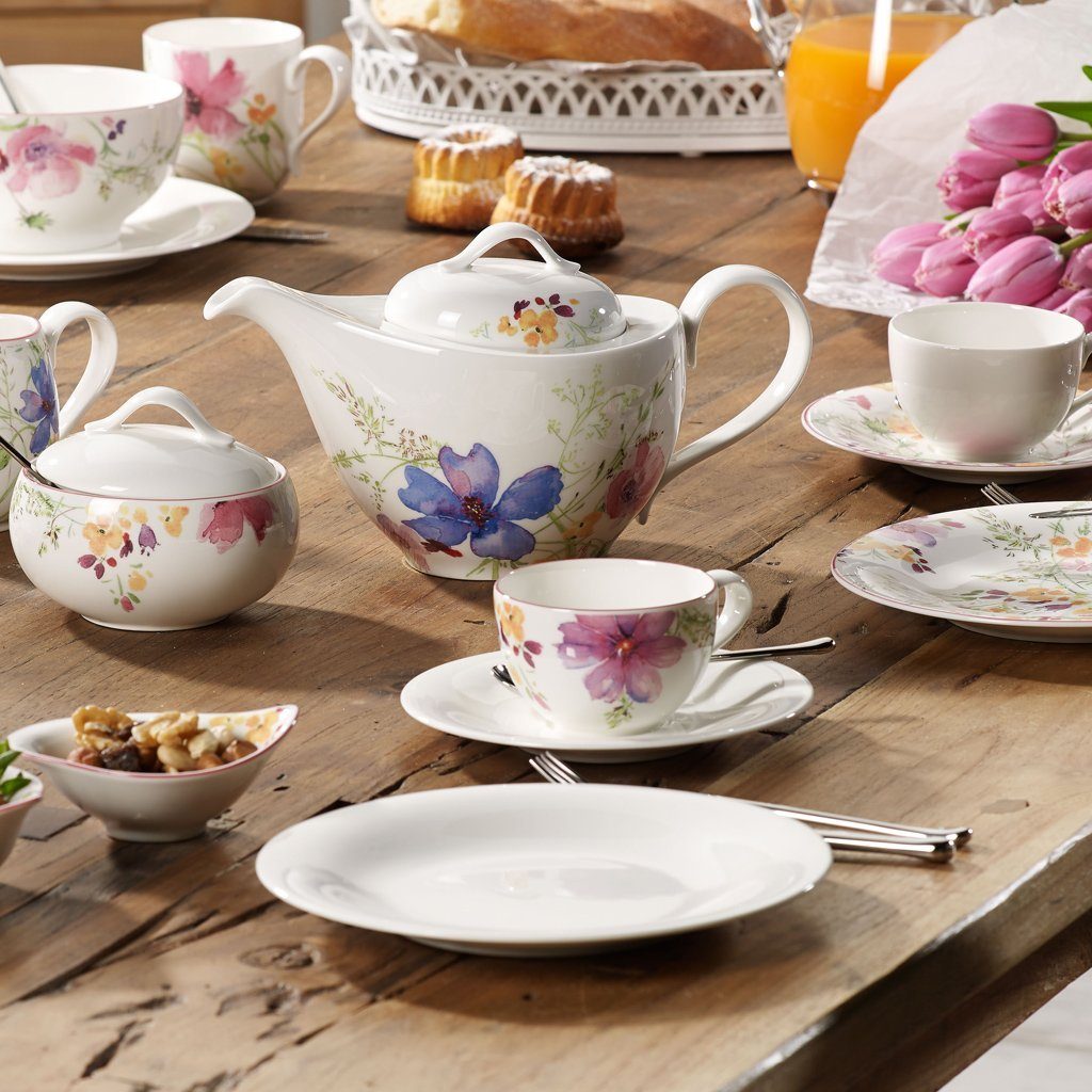 Villeroy & Boch Untertasse Mariefleur Frühstücksuntertasse, (1 St), Premium Porcelain, mikrow.- & spülm.sicher, Made in Germany