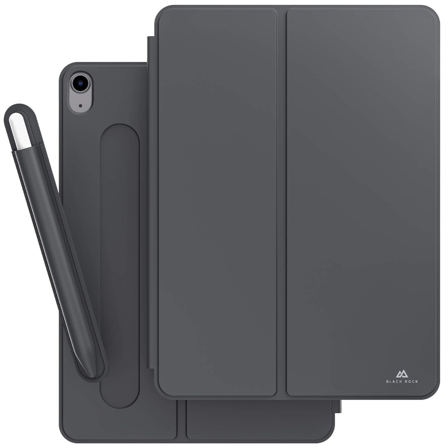 Black Rock Tablet-Hülle Tablet Case Folio Smart Book Tasche Cover Black 11, Schutz-Hülle für Apple iPad Air 7 Gen 2025 / 6 2024 / 5 2022 / 4 2020