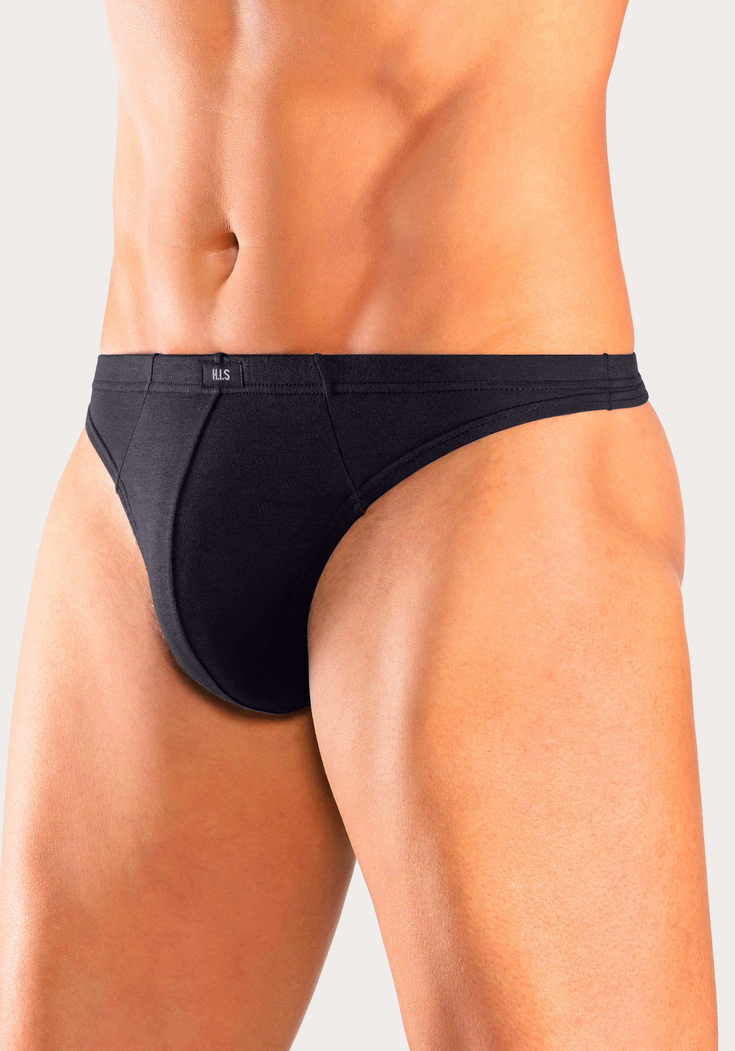 H.I.S String Herren Unterhose (Packung, 5-St) in Baumwollstretch-Qualität