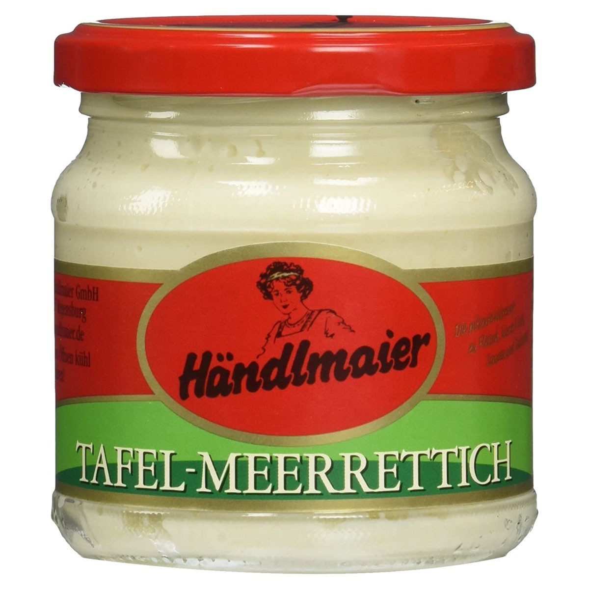 Händlmaier Saucen, Händlmaier Tafelmeerrettich Gourmet Qualität Glas Vegetarisch 200g