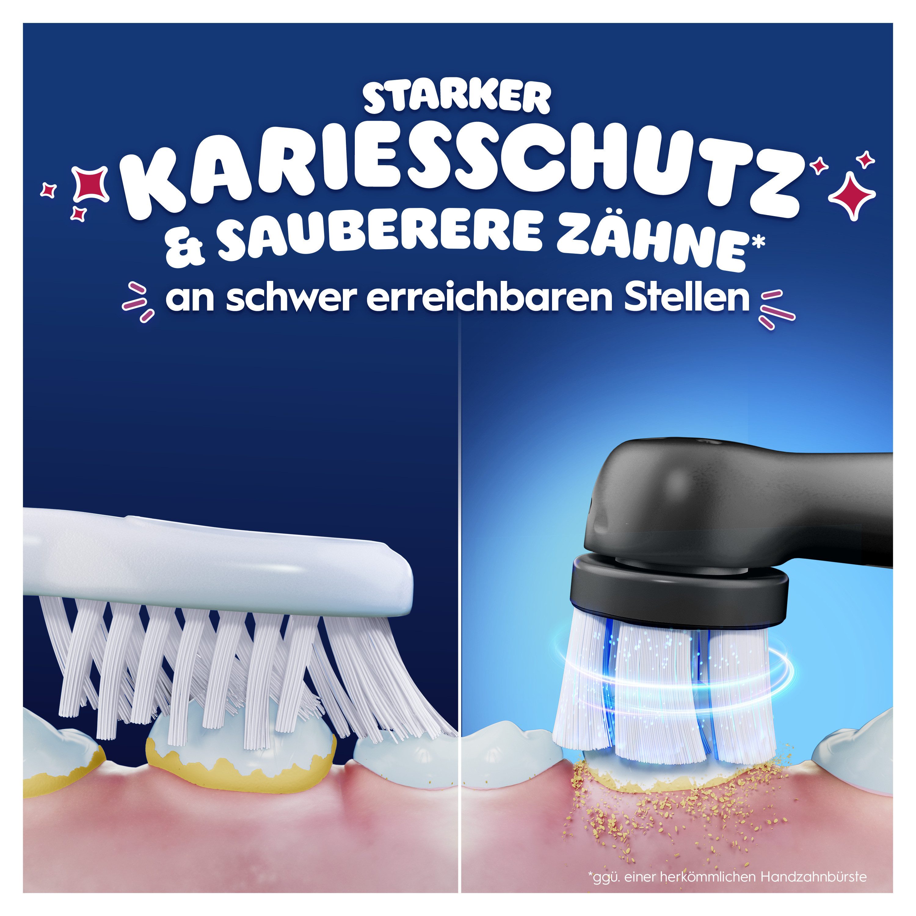 Oral-B Elektrische Kinderzahnbürste iO Kids 6+ Spiderman, Aufsteckbürsten: 1 St., 1 Reise-Etui, Musik-Timer, 3 Modi, ab 6 Jahren