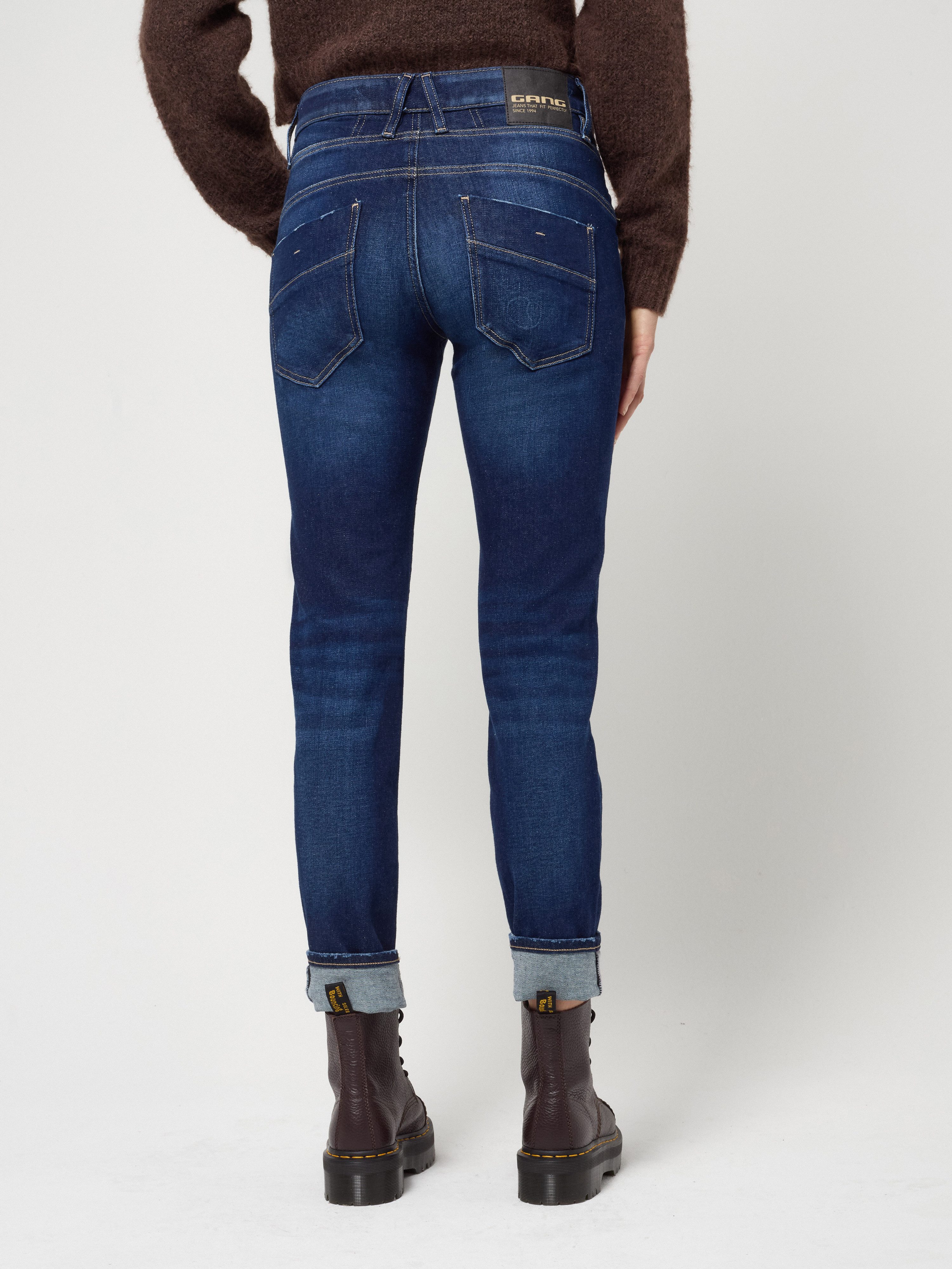 GANG Relax-fit-Jeans 94GERDA elastische Denimqualität für hohen Tragekomfort