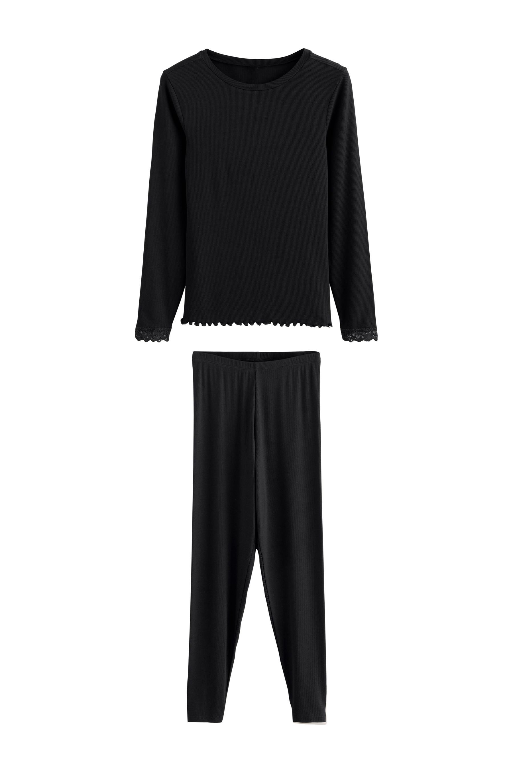 Next Langarmshirt & Leggings ThermoGen Leichtes, langärmliges Thermo-Top (2-tlg)