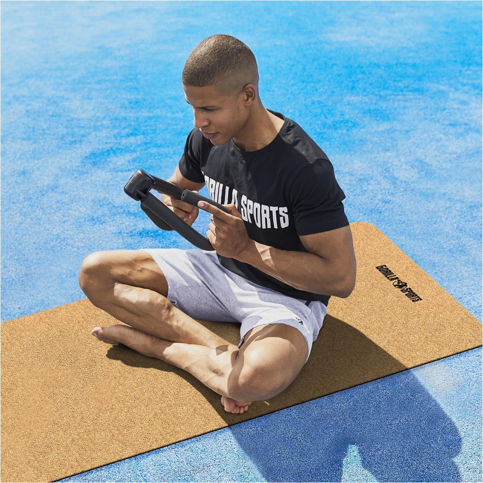 GORILLA SPORTS Yogamatte Yogamatte Kork 0,5 cm Dicke (1-St)