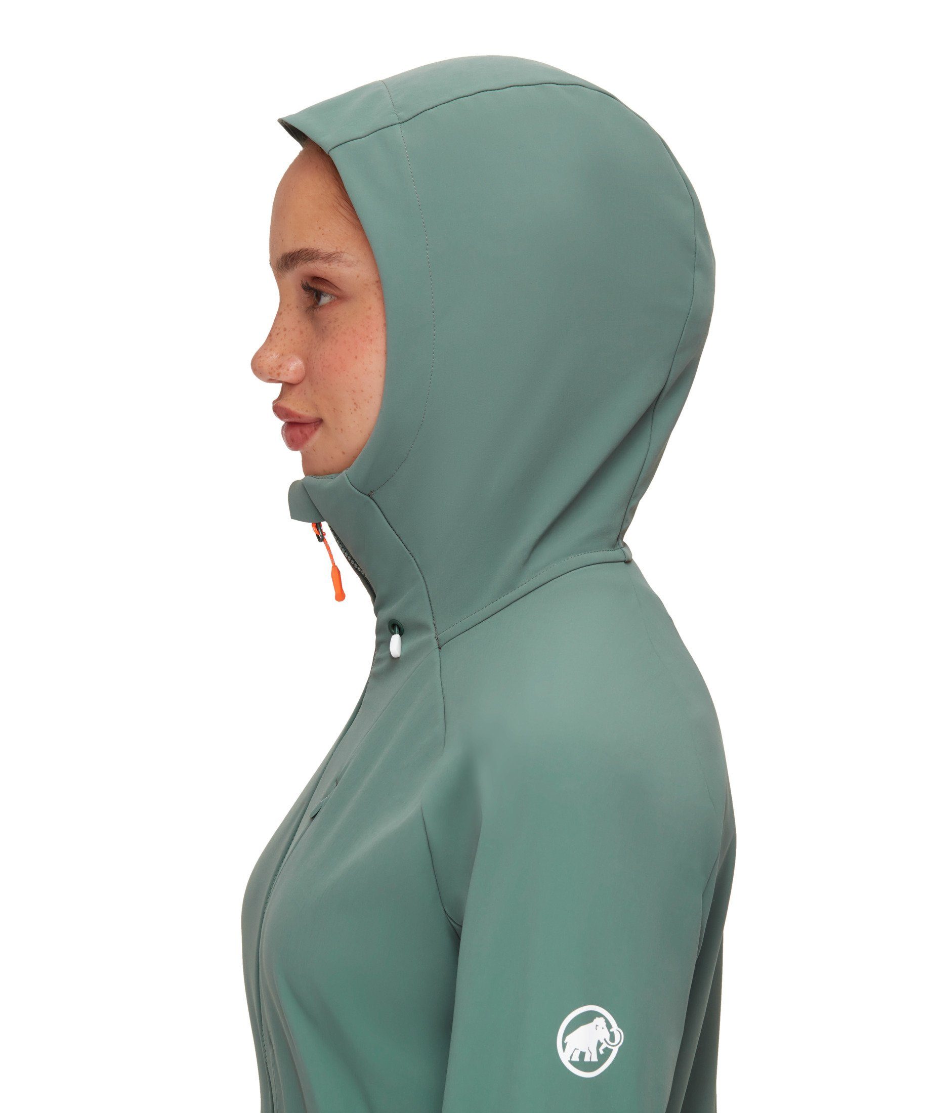 Mammut Softshelljacke jade Women dark Hooded Comfort Ultimate Jacket SO