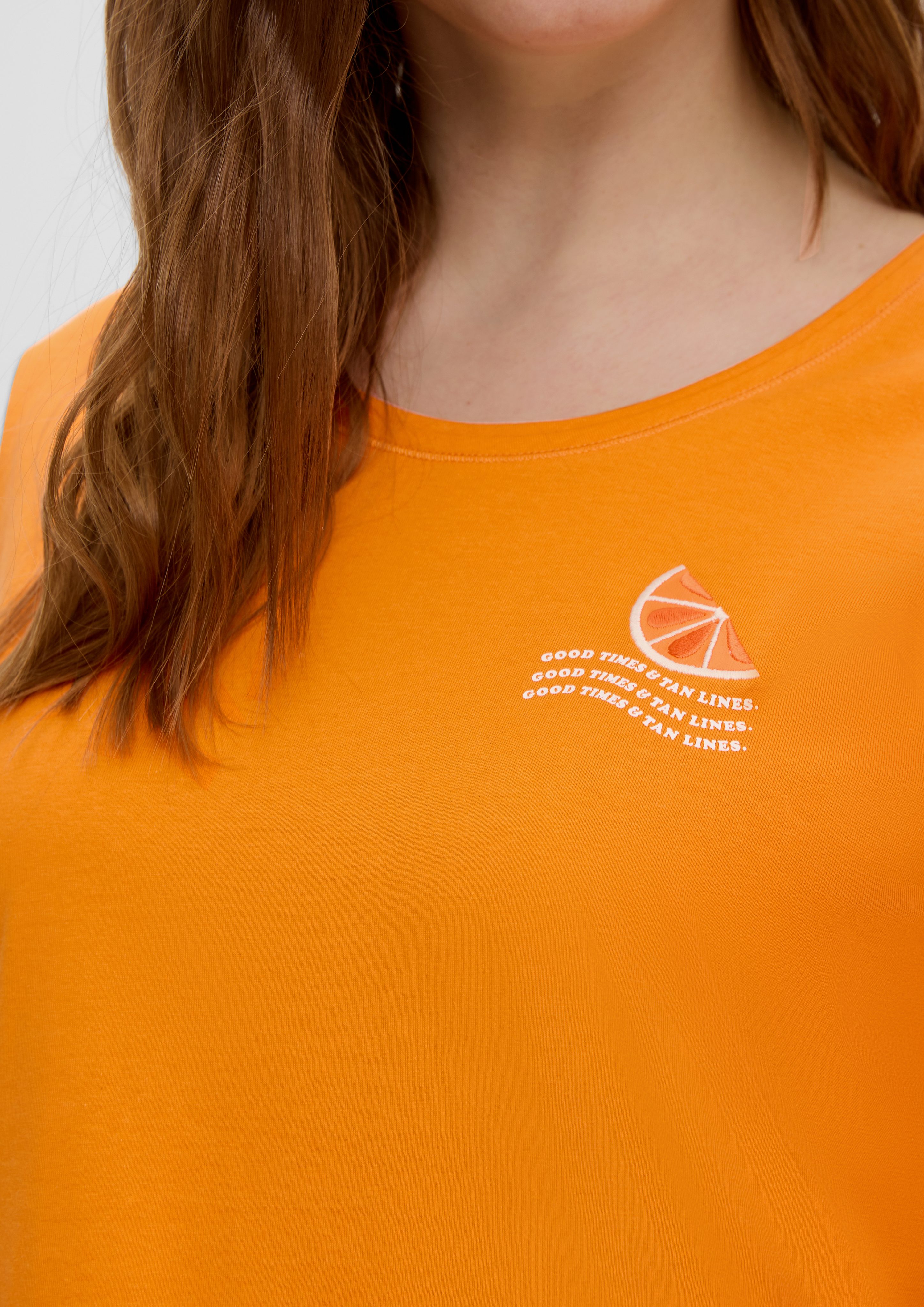 s.Oliver Kurzarmshirt Jerseyshirt mit Printdetail günstig online kaufen
