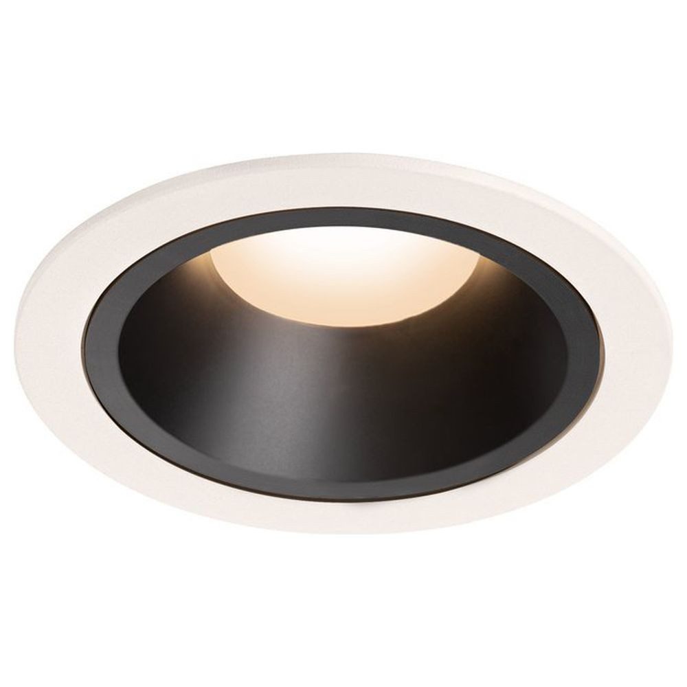 SLV Einbauleuchte LED Einbaustrahler Numinos in Weiß und Schwarz 25,41W 2150lm 3000K 40°, LED