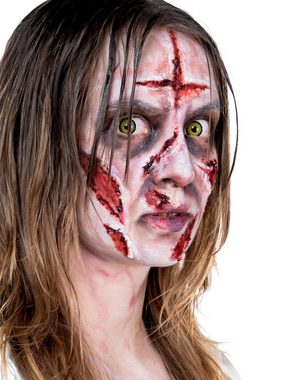 Maskworld Theaterschminke Make-up Set Exorzist, Halloween Schminkset mit optimal aufeinander abgestimmten Komponenten