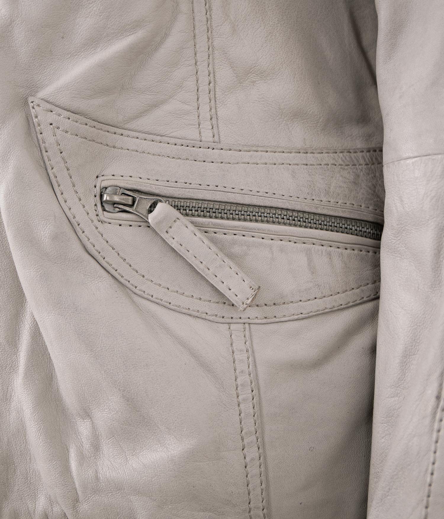 Otto Kern Lederjacke Katta/L OTTO KERN - Damen Lederjacke Lammnappa off white