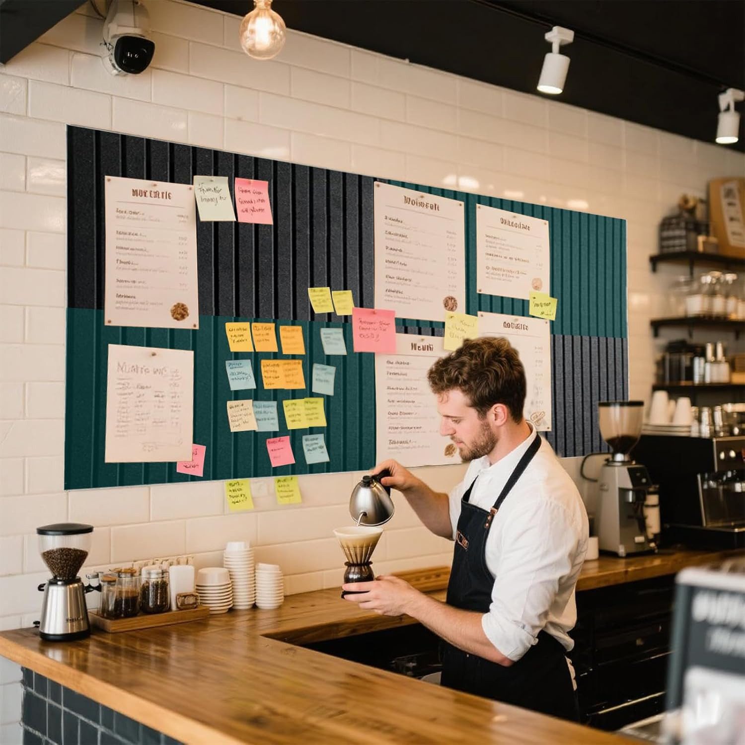 Agger Pinnwand Groß Selbstklebend – Dekorative Pinnwand aus Filz