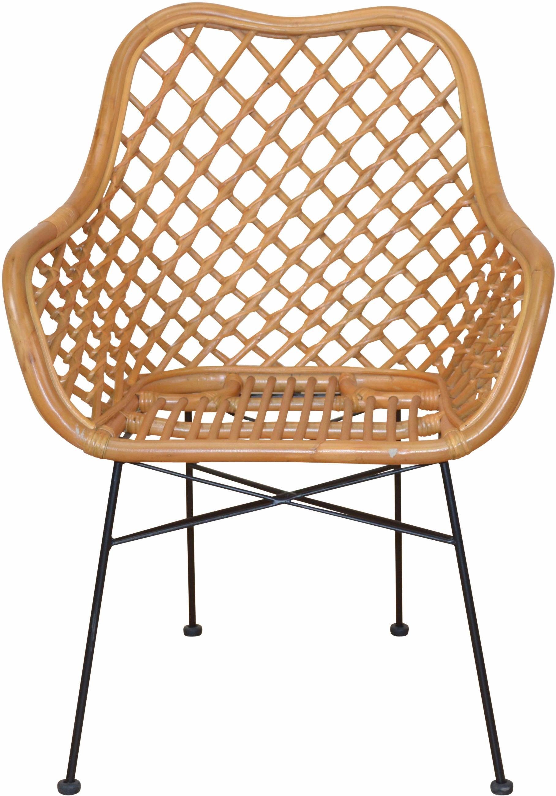 Home affaire Rattanstuhl (1 St), ohne Sitzkissen