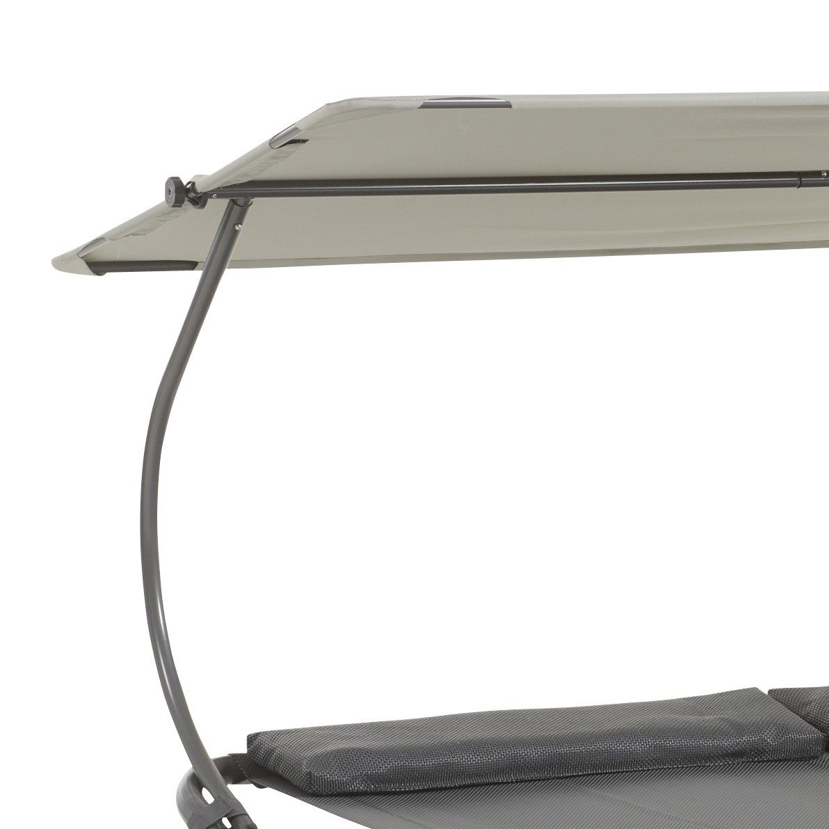 Leco Doppelliege Dachtextil lichtgrau für Doppelliege STELLA