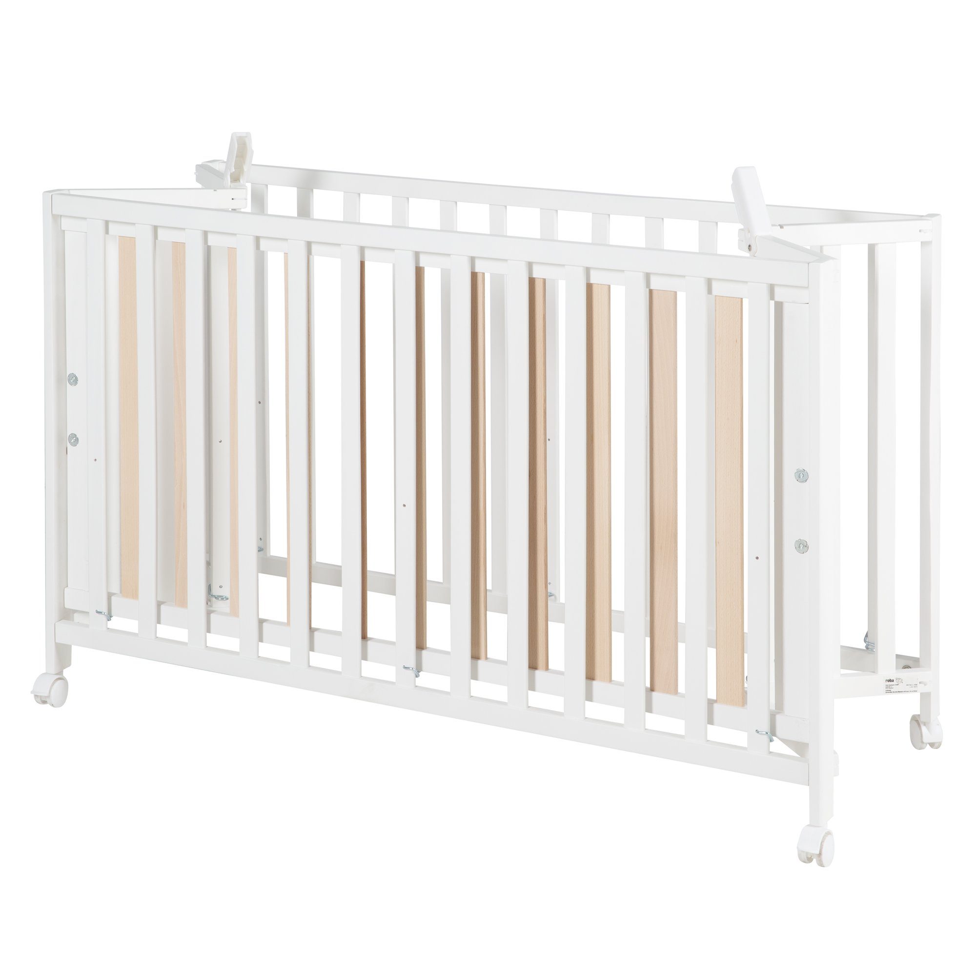 roba® Kinderbett Fold Up klappbar Platzsparendes Gitterbett