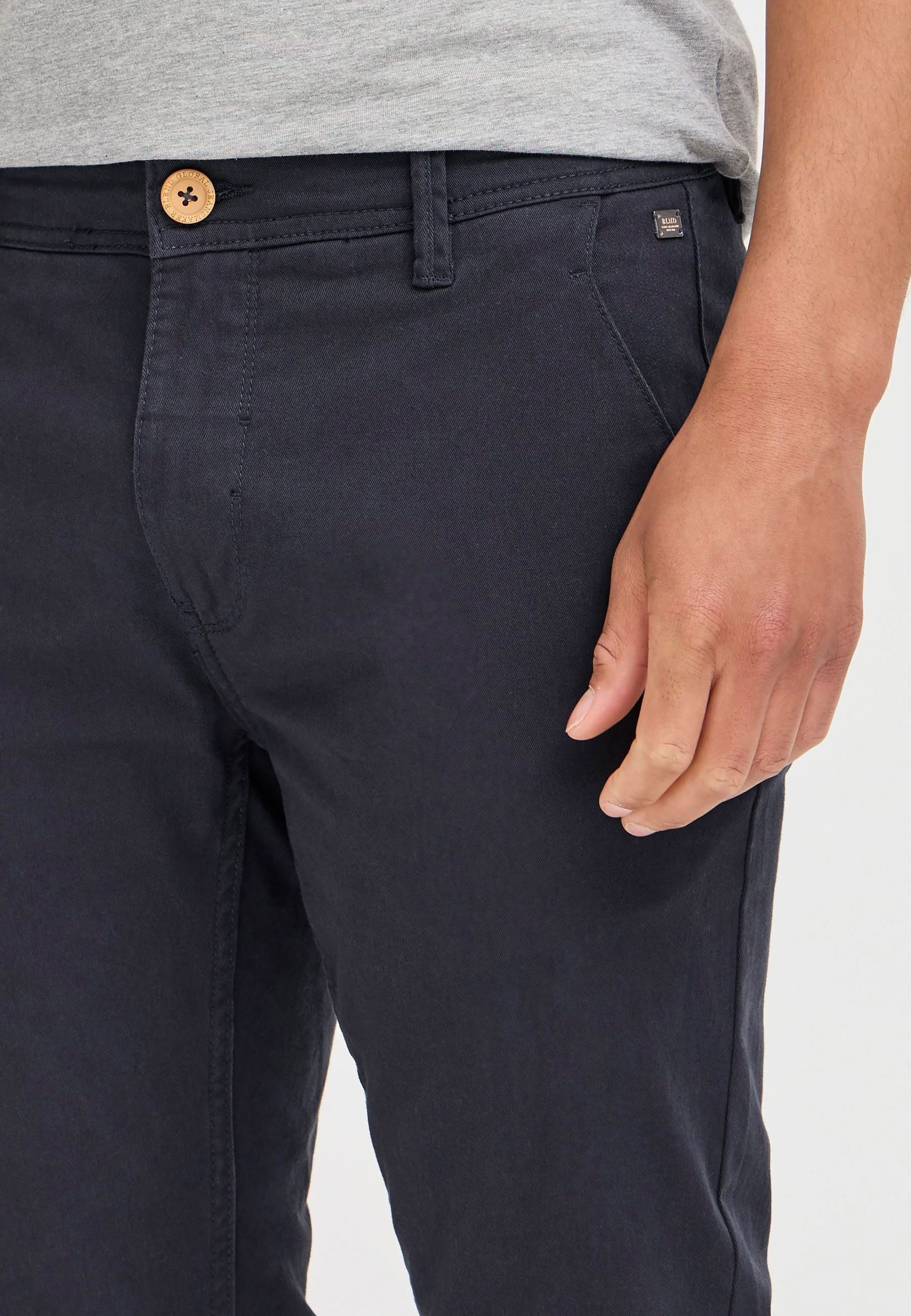 Blend Chinohose BHNatan Stoffhose mit normalem Bund und schmalem Beinen - Slim Fit