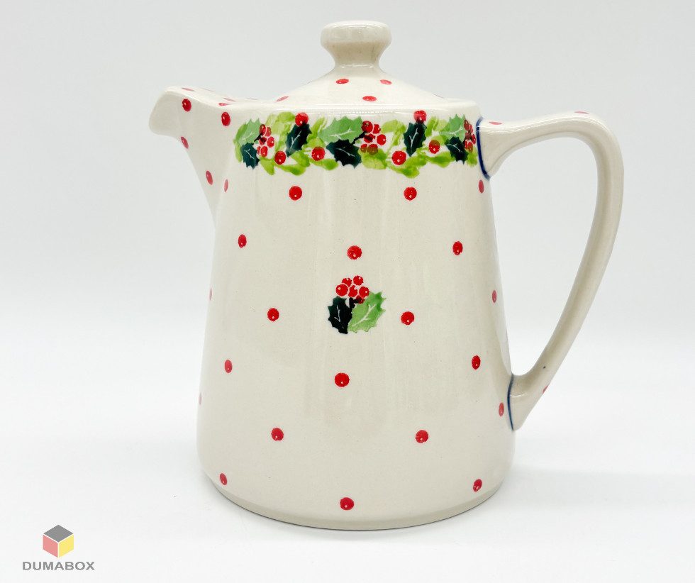 Ceramika Artystyczna Bolesławiec Teekanne Handgemachte Teekanne Kanne handbemalt Bunzlauer Keramik