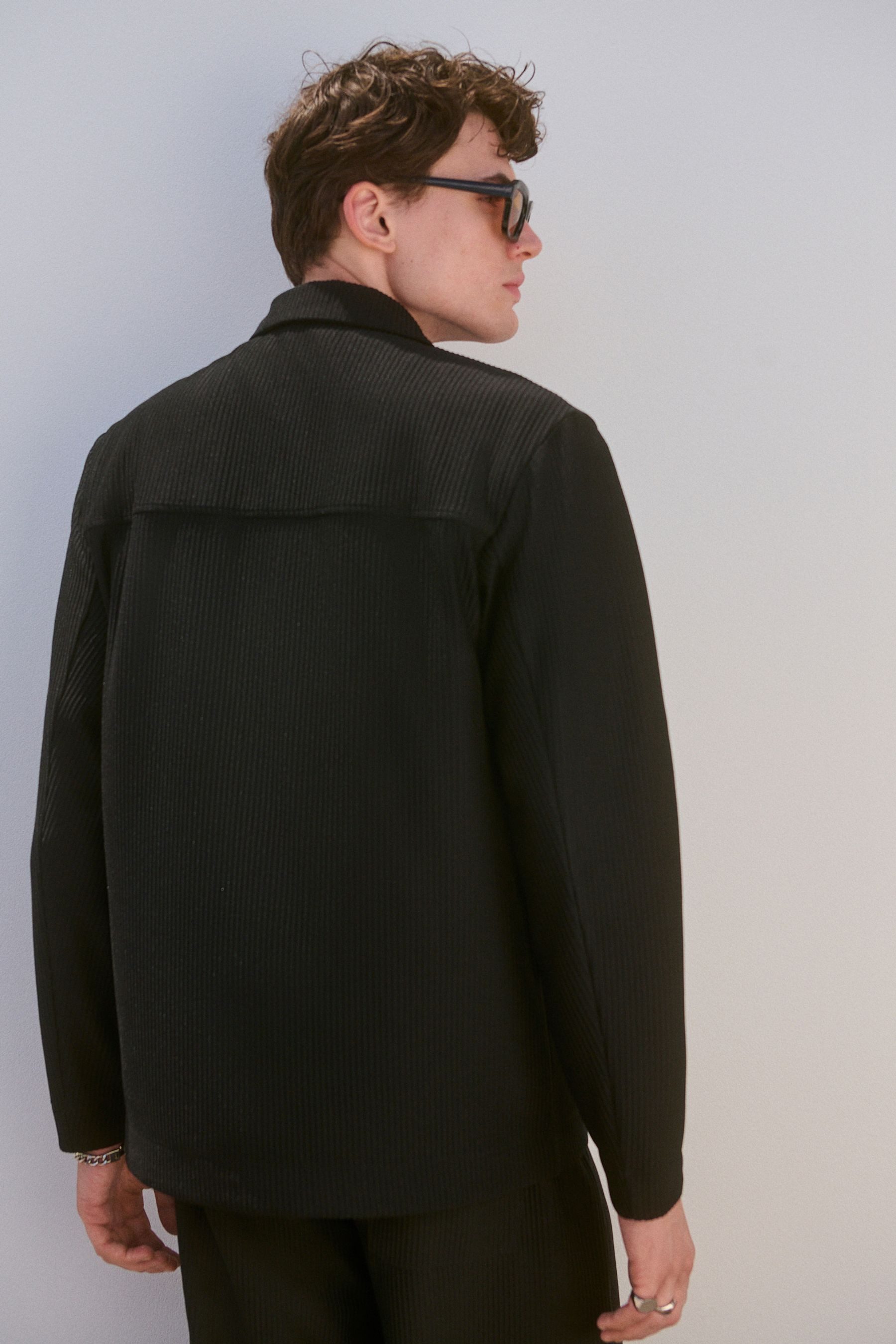 Next Hemdjacke Plissierte Hemdjacke mit Reißverschluss günstig online kaufen
