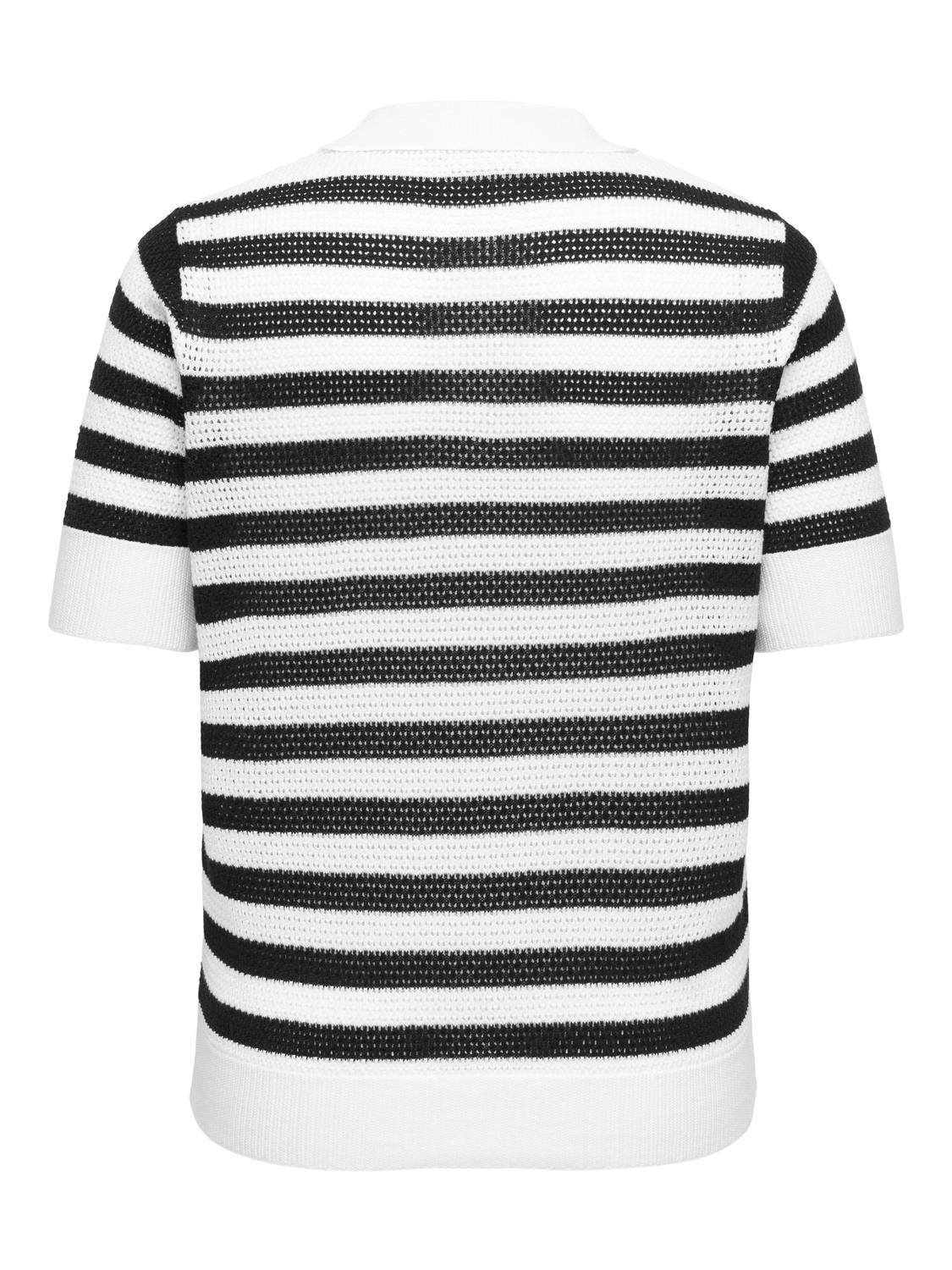 ONLY CARMAKOMA Polokragenpullover CARDIANA SS POLO PULLOVER KNT