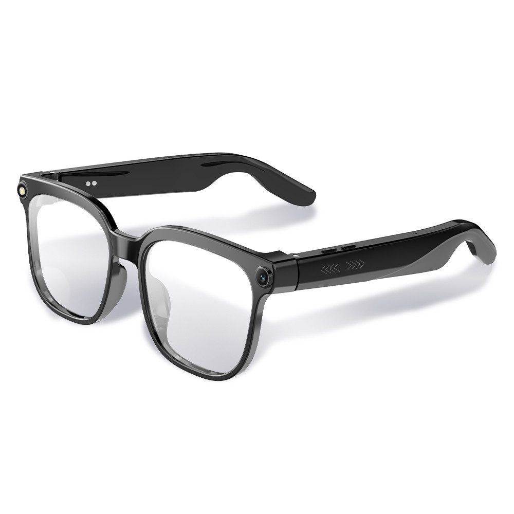 KINSI Sonnenbrille AI Smartbrille mit Echtzeitübersetzung, KI-Assistent & HD-Kamera Kamera 8 Megapixel,Bild- und Objekterkennung