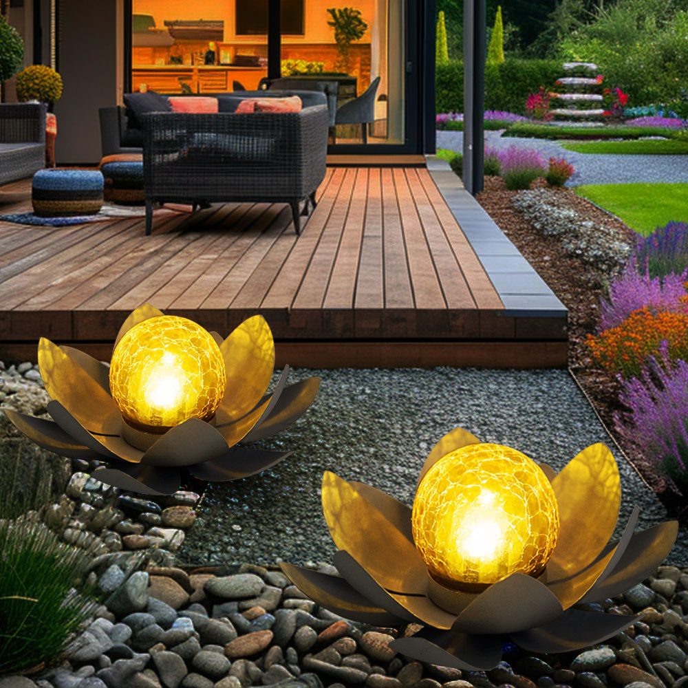 GLOBO LIGHTING LED Solarleuchte, LED-Leuchtmittel fest günstig online kaufen