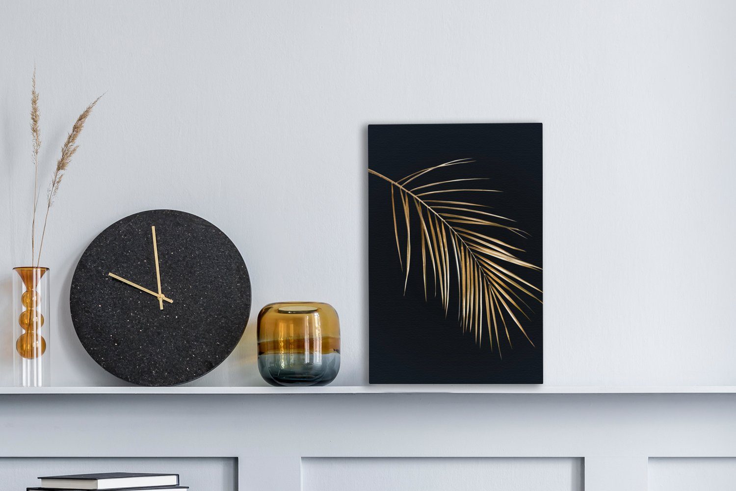 OneMillionCanvasses® Leinwandbild Pflanzen - Gold - günstig online kaufen