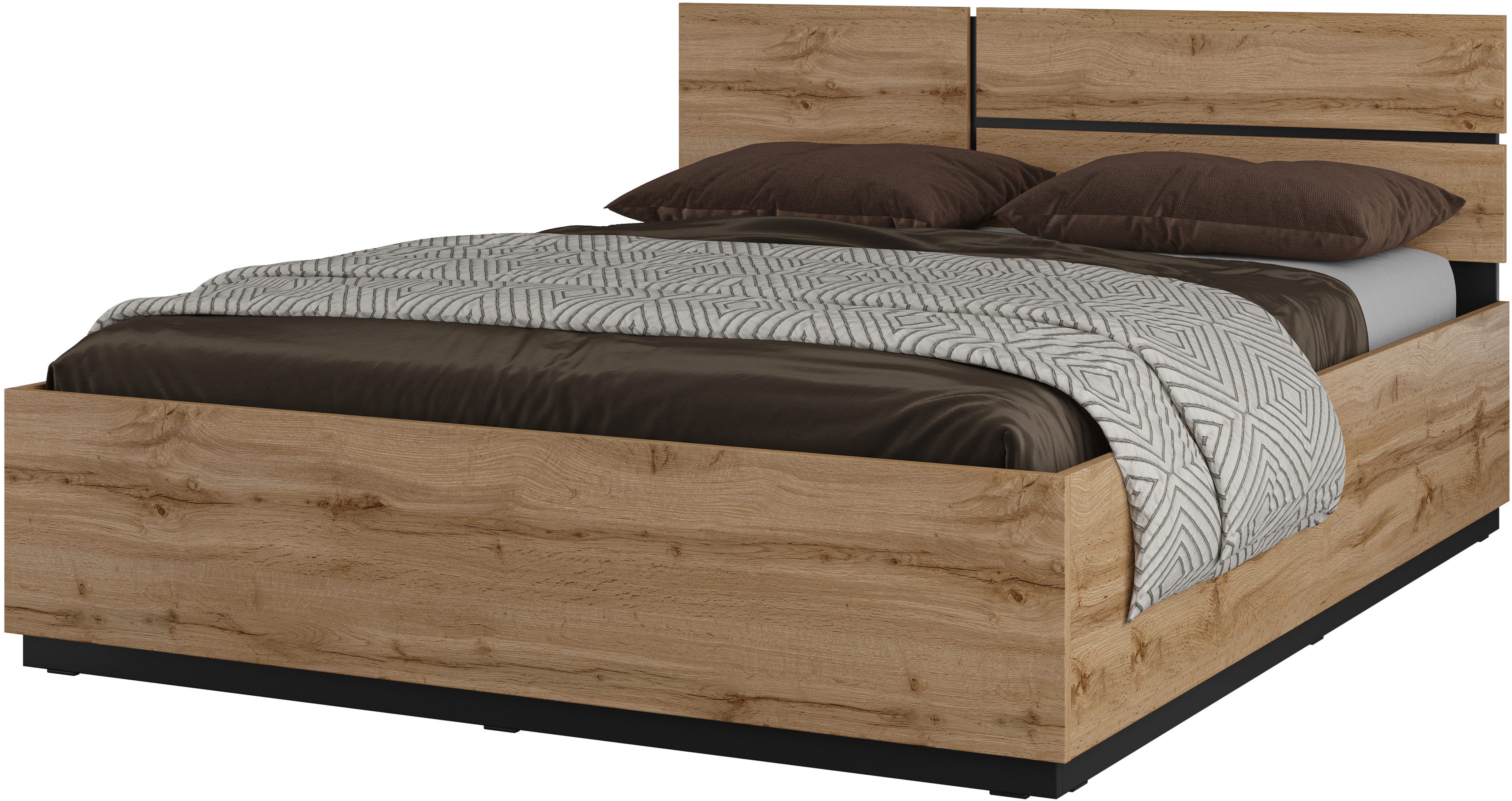 INOSIGN Bettgestell Cross, moderner Bettrahmen, Doppelbett günstig online kaufen