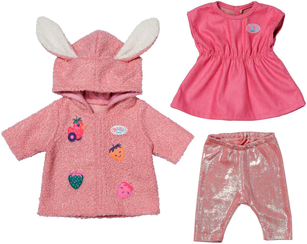 Baby Born Puppenkleidung Mantel Set mit Kleid 43 cm (Set) günstig online kaufen