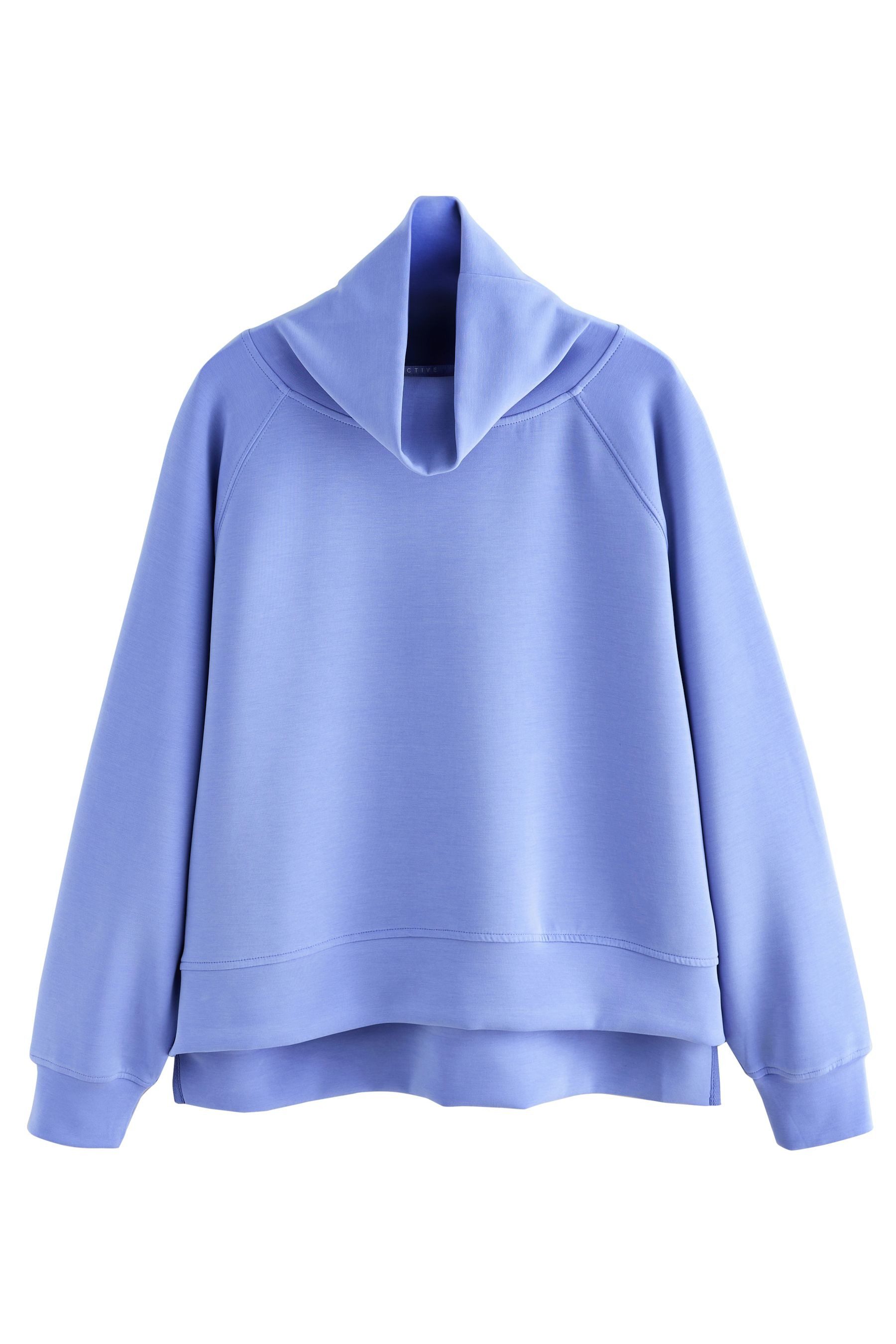 Next Sweater Active Modal Pullover mit Wasserfallkragen (1-tlg)
