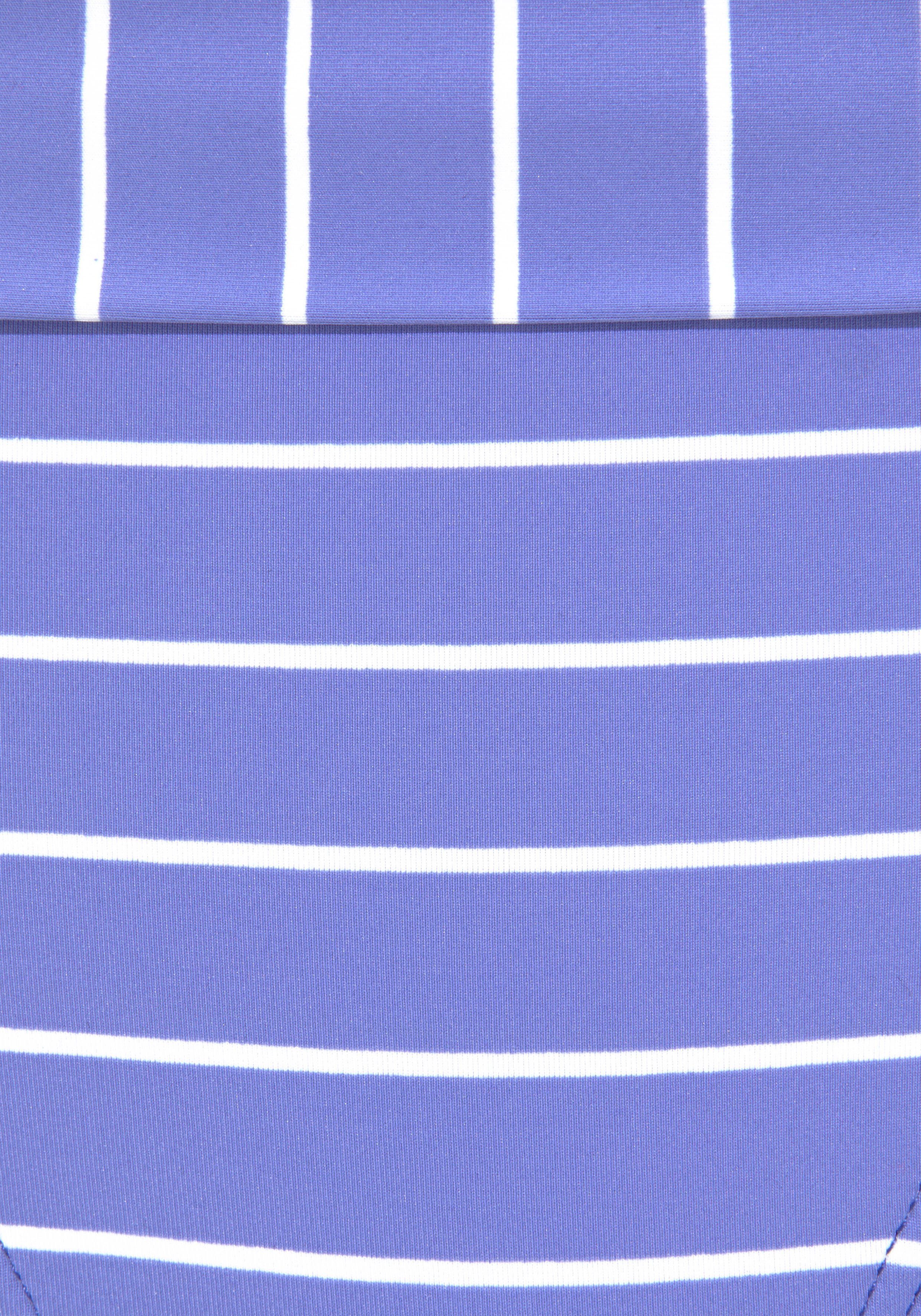 im Vivance blau-creme Steifen-Design Bügel-Bikini