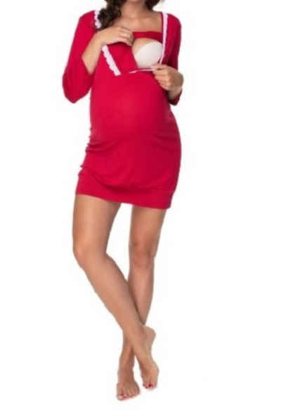 PeeKaBoo Umstandsnachthemd Stillnachthemd Nachthemd Schwangerschaft Stillen