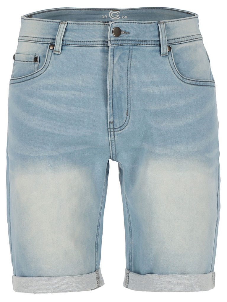 Coastguard Bermudas 20808 Herren Jeans-Bermuda umgeschlagenes Bein - Kurze Hose 5-Pocket-Style