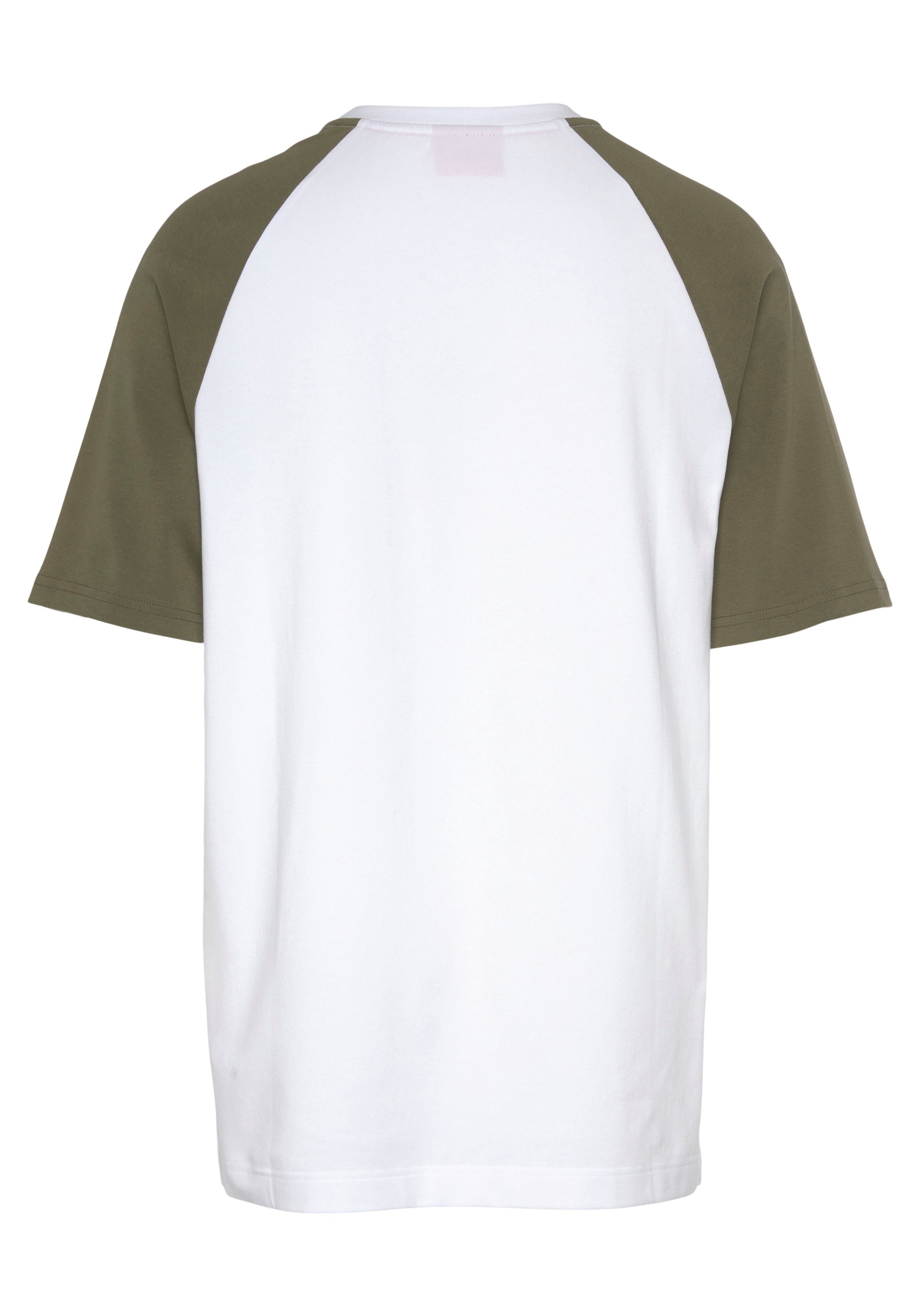 T-Shirt HUGO T-Shirt Mushroom speziellem mit Logodruck