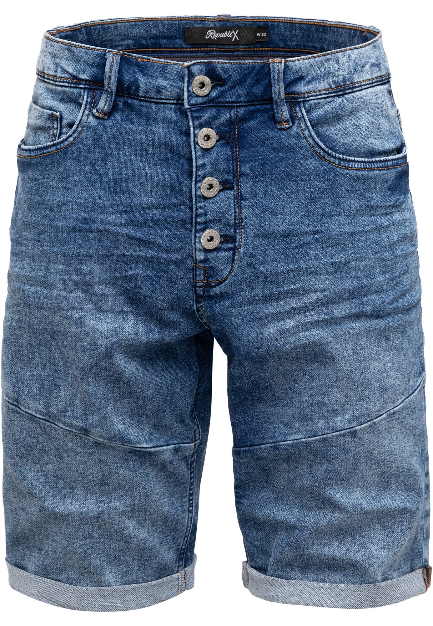 REPUBLIX Jeansshorts TODD Herren Bermuda Jeans günstig online kaufen