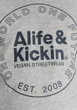 Alife & Kickin Langarmshirt Logo-Print in melierter Qualität, NEUE MARKE!
