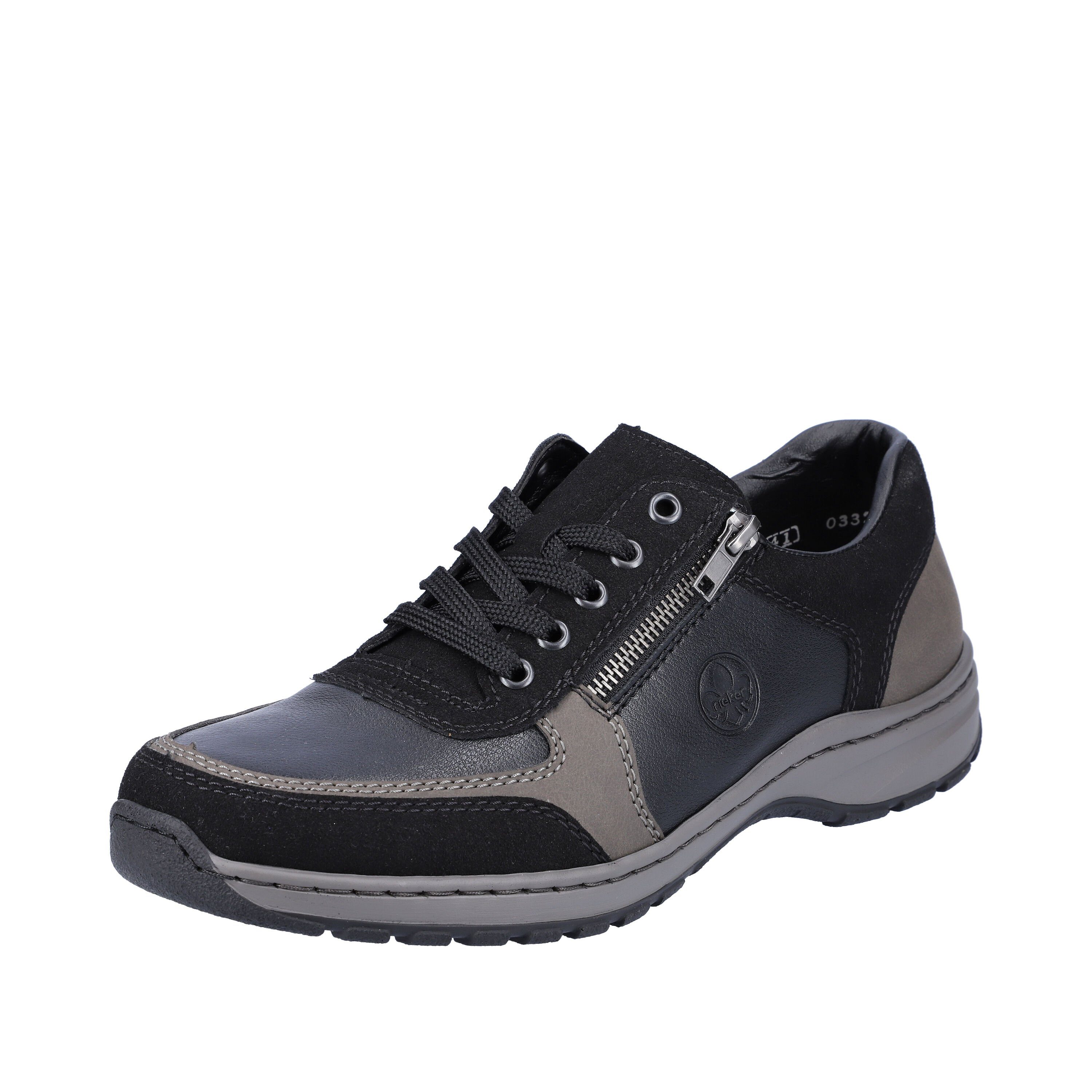 Rieker Schnürschuh (1-tlg) Zier-Reißverschluss