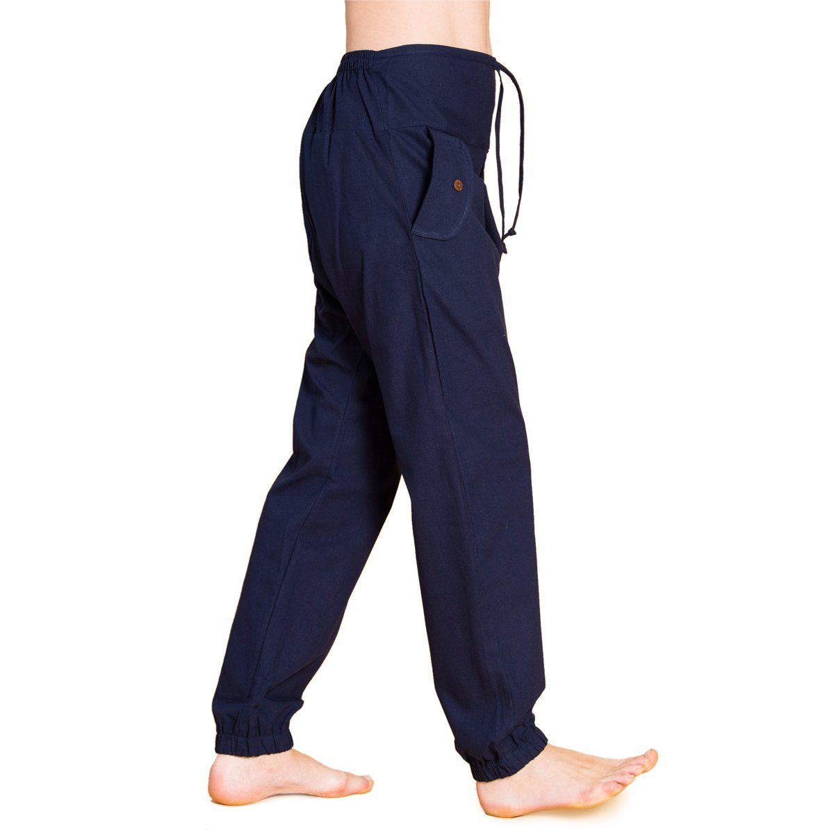 PANASIAM Haremshose Yogipants Typ3 Baggy Haremshose aus weicher Baumwolle bequeme Yogahose Unisex Freizeithose für Damen und Herren