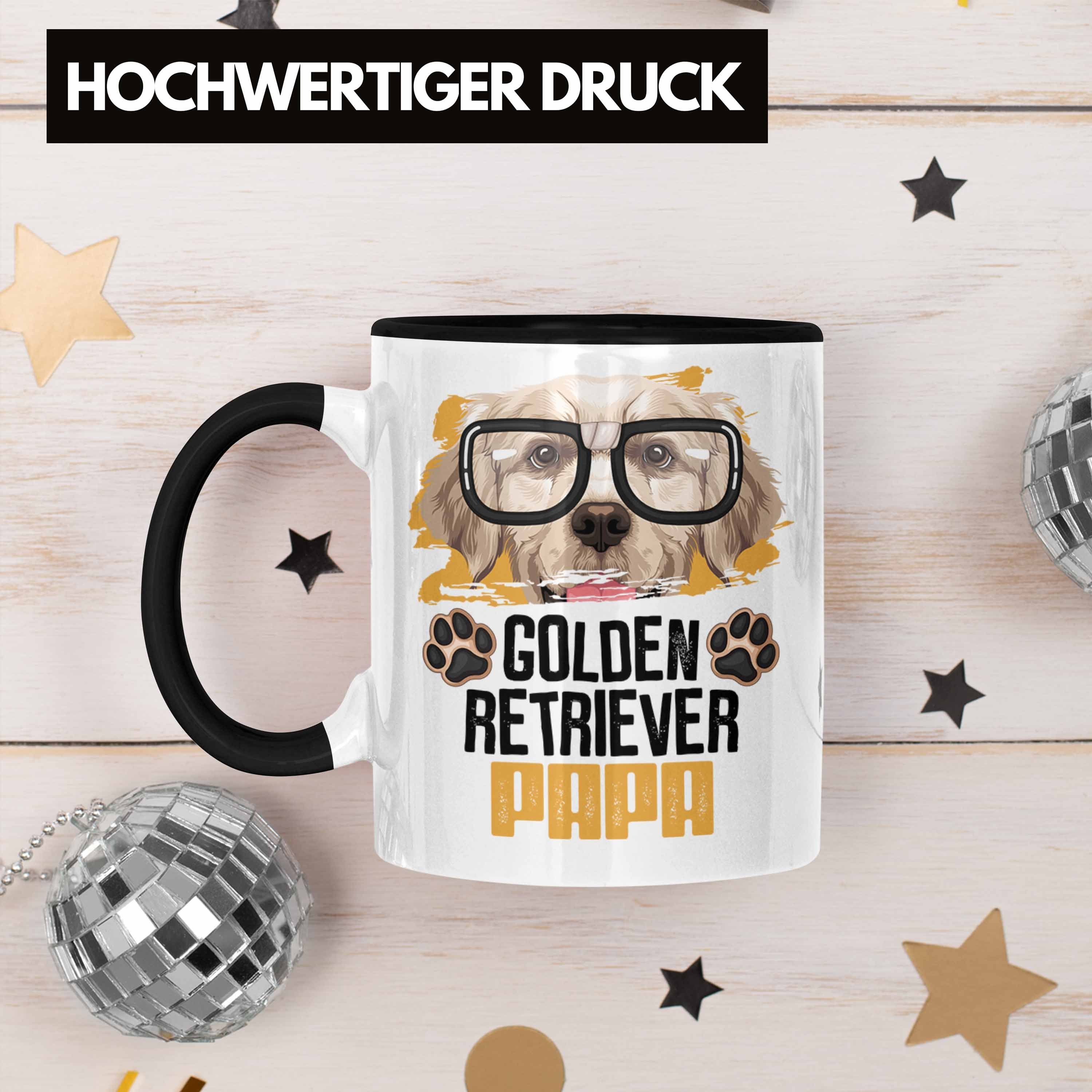 Geschenk Papa Tasse Spruch Golden Tasse Trendation Lustiger Geschenk Schwarz Retriever Besitzer