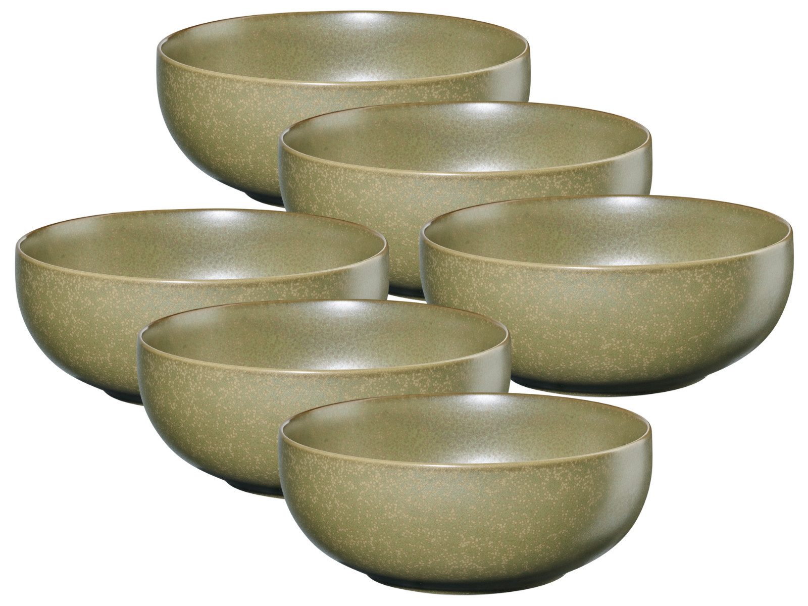 ASA SELECTION Frühstücks-Set ASA COPPA Buddha Bowl miso 18 cm Set6, Geschirr