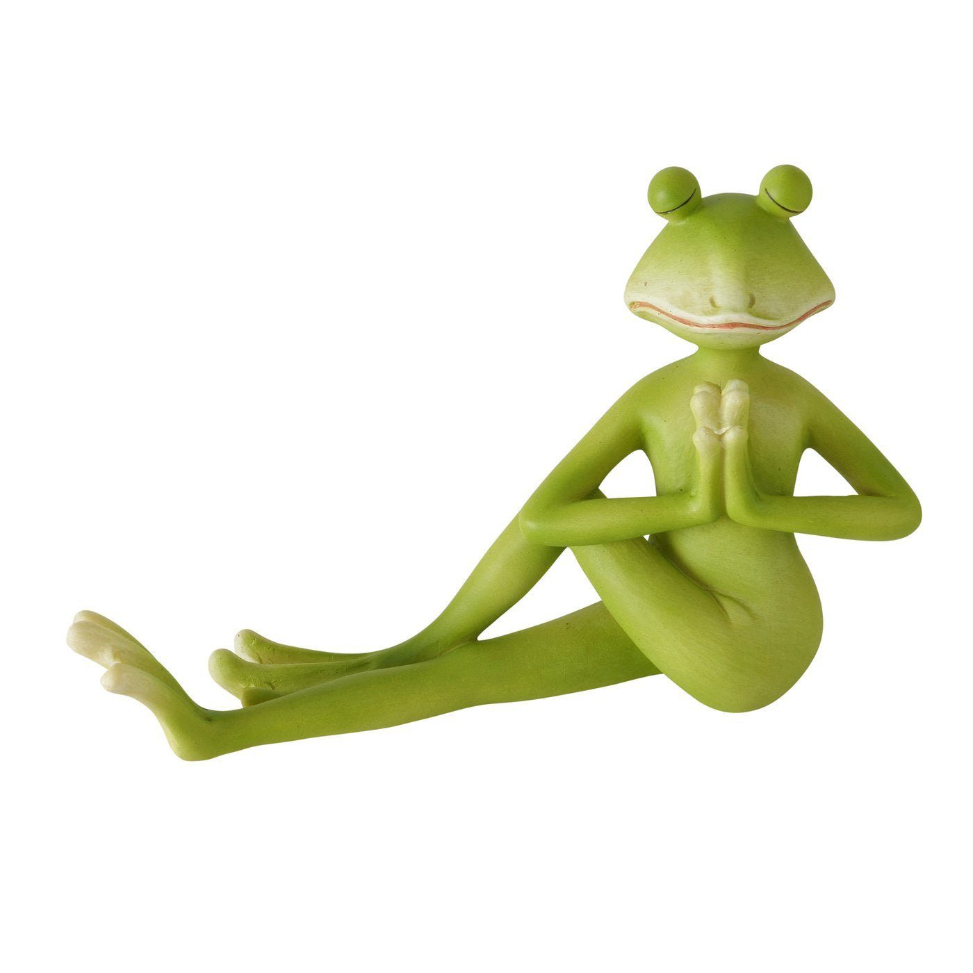 Entspannende - GILDE Yoga-Haltungen Set Froschfiguren Dekoobjekt 3er Handgefertigte in