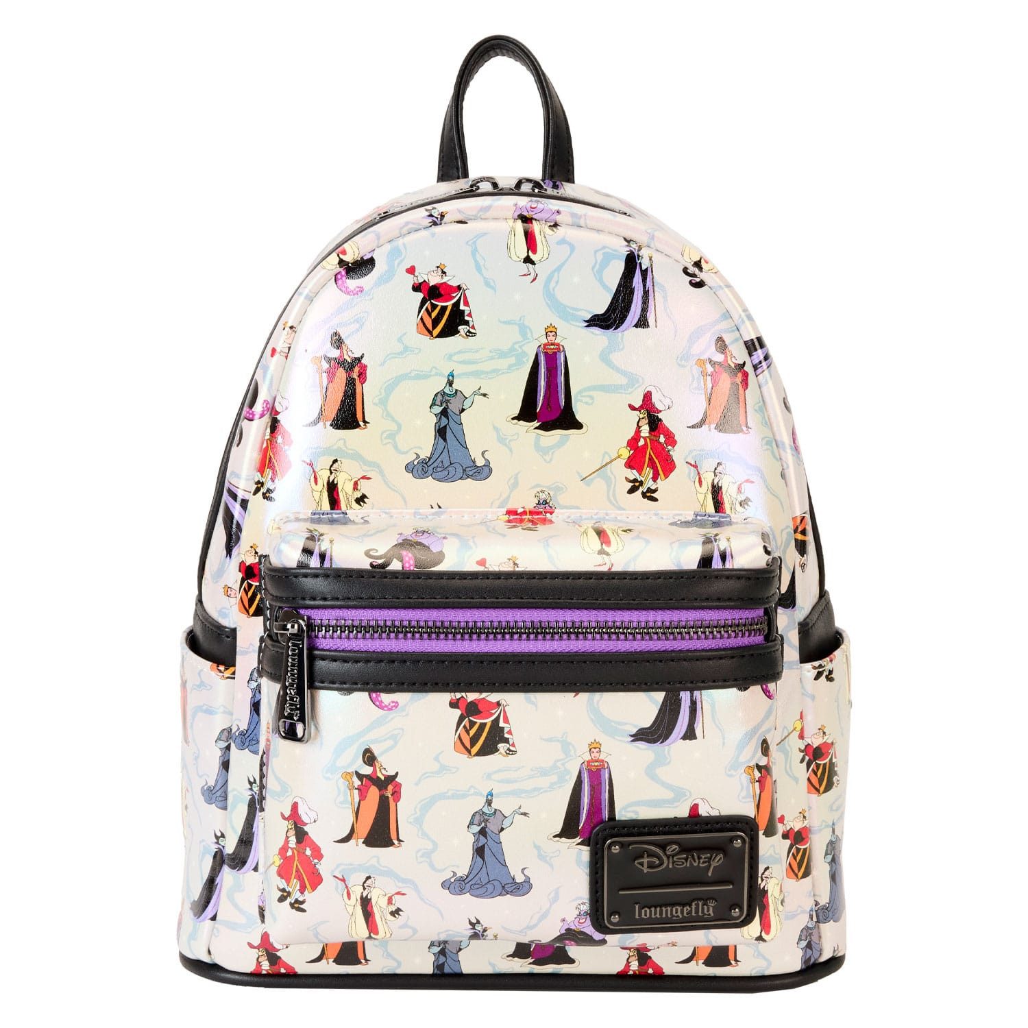 Loungefly Minirucksack Disney Villians by Loungefly Mini-Rucksack Iridescent (1-tlg), Hochwertig und Detailreich