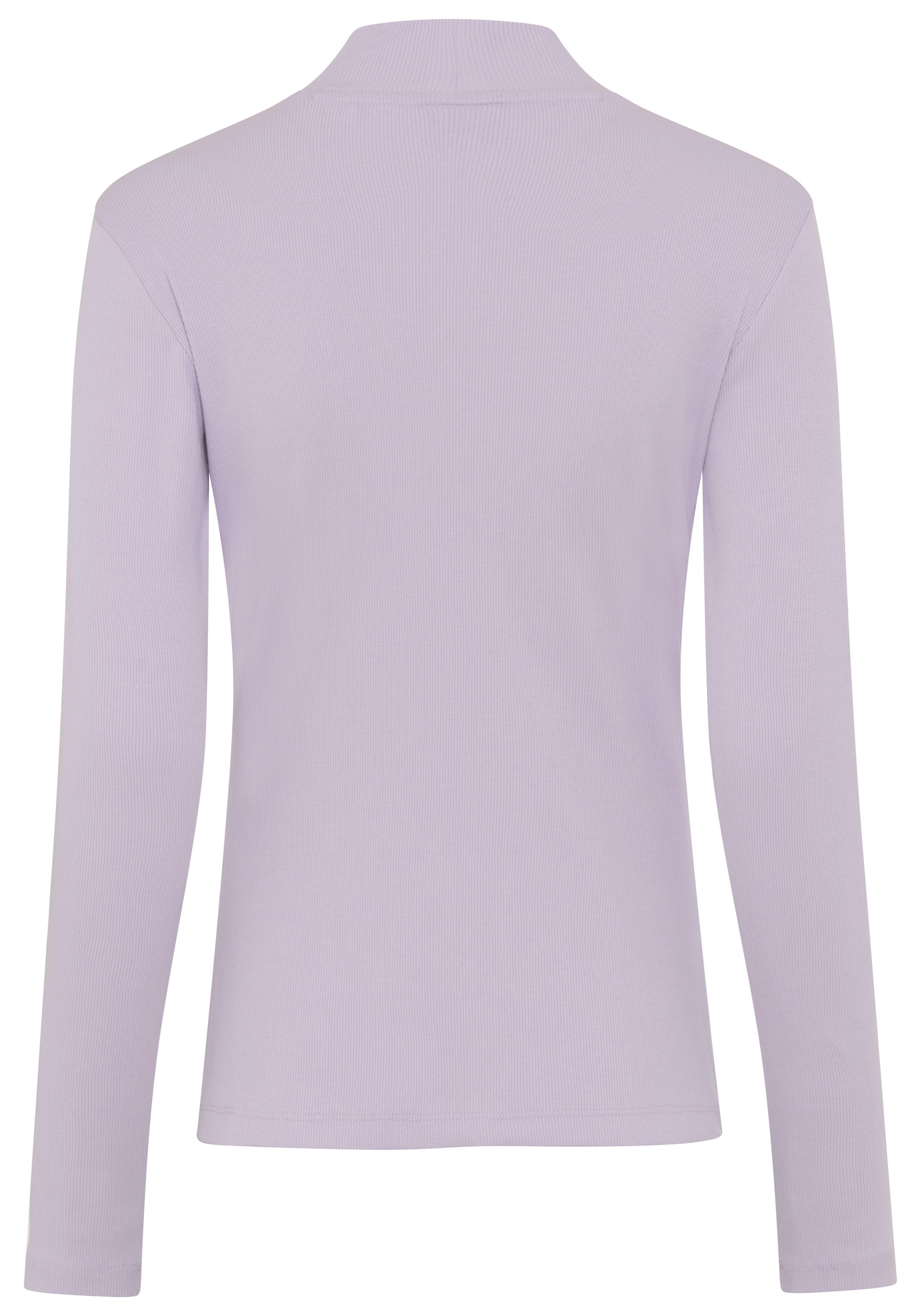 HUGO Longsleeve Easy Longsleeve mit Stehkragen – Bild 5 von 5